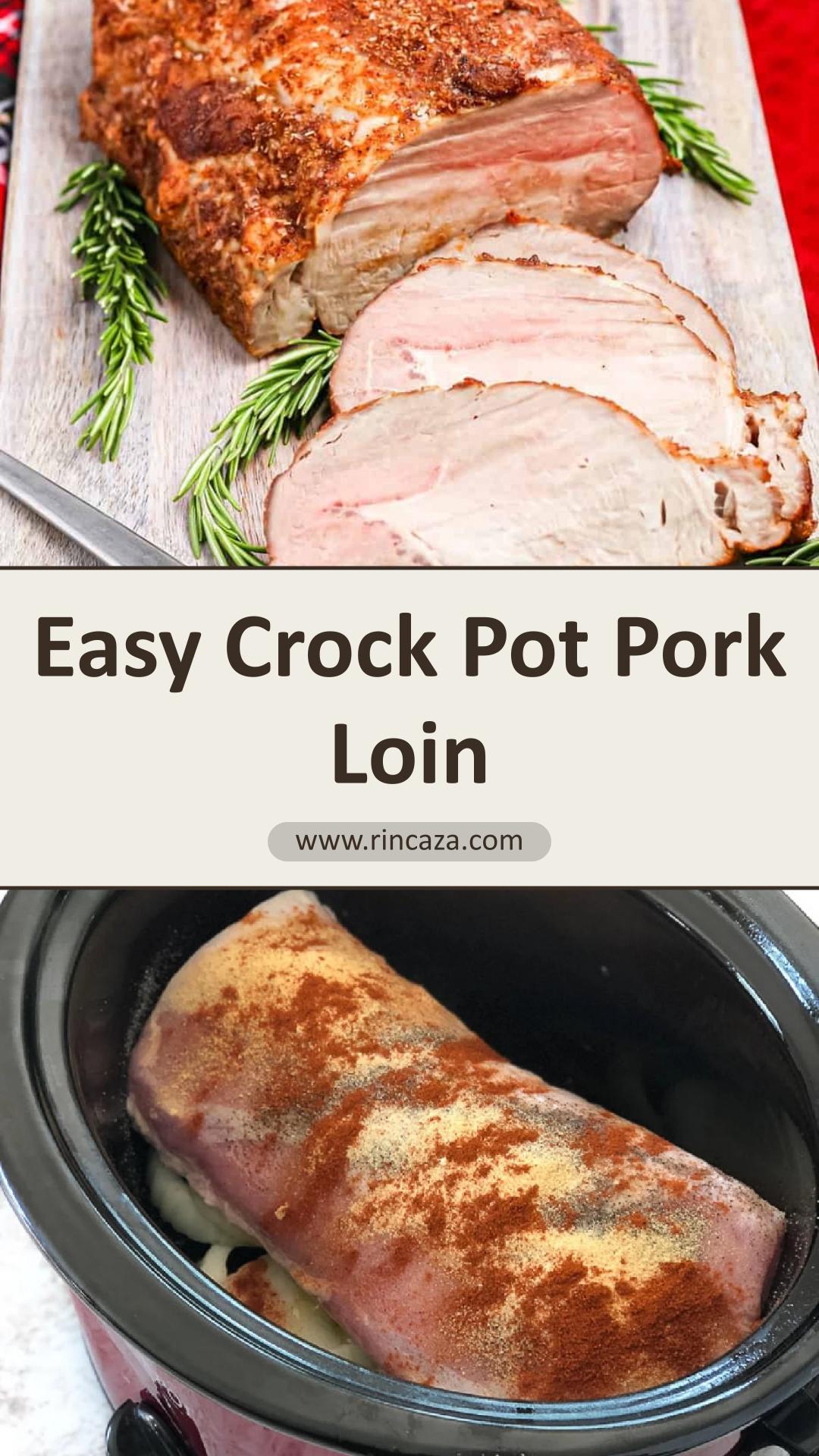 Crock Pot Pork Loin with Tender Slices and Savory Onions — pin 2