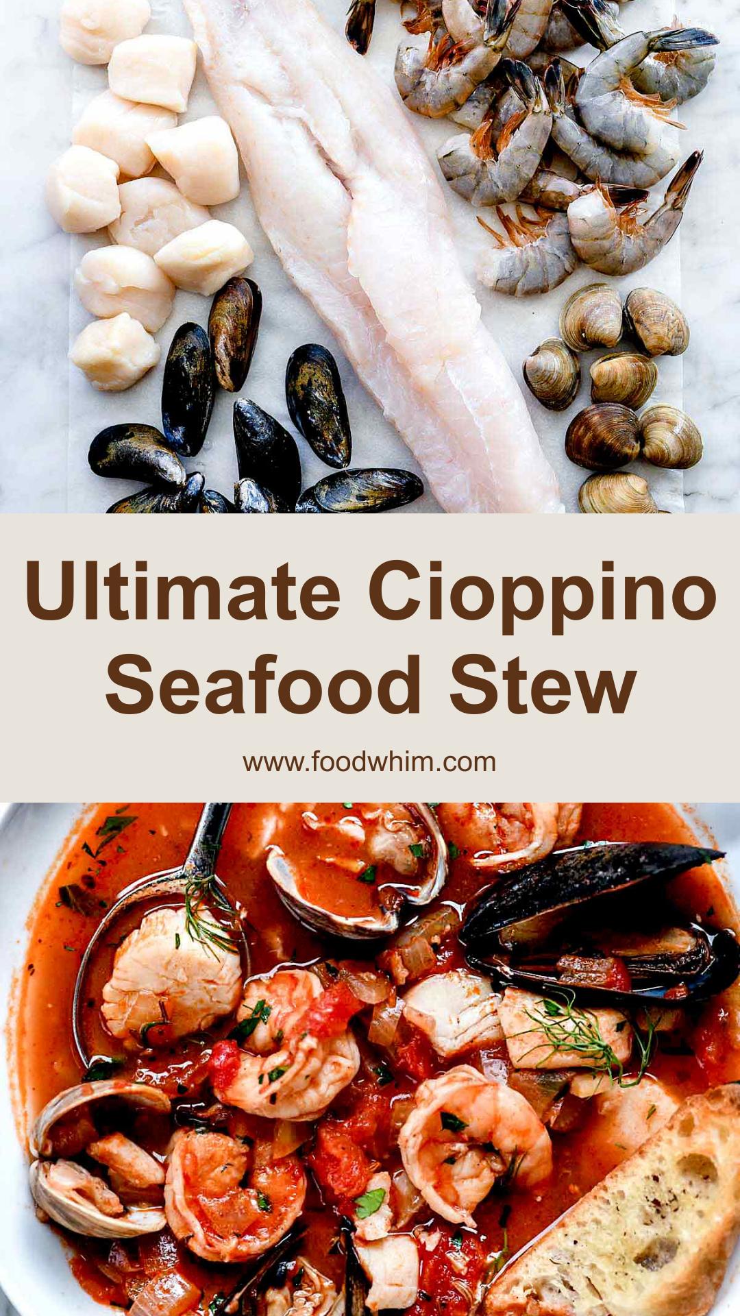 Cioppino Seafood Stew with Fennel Tomato Broth and Shellfish — pin 2