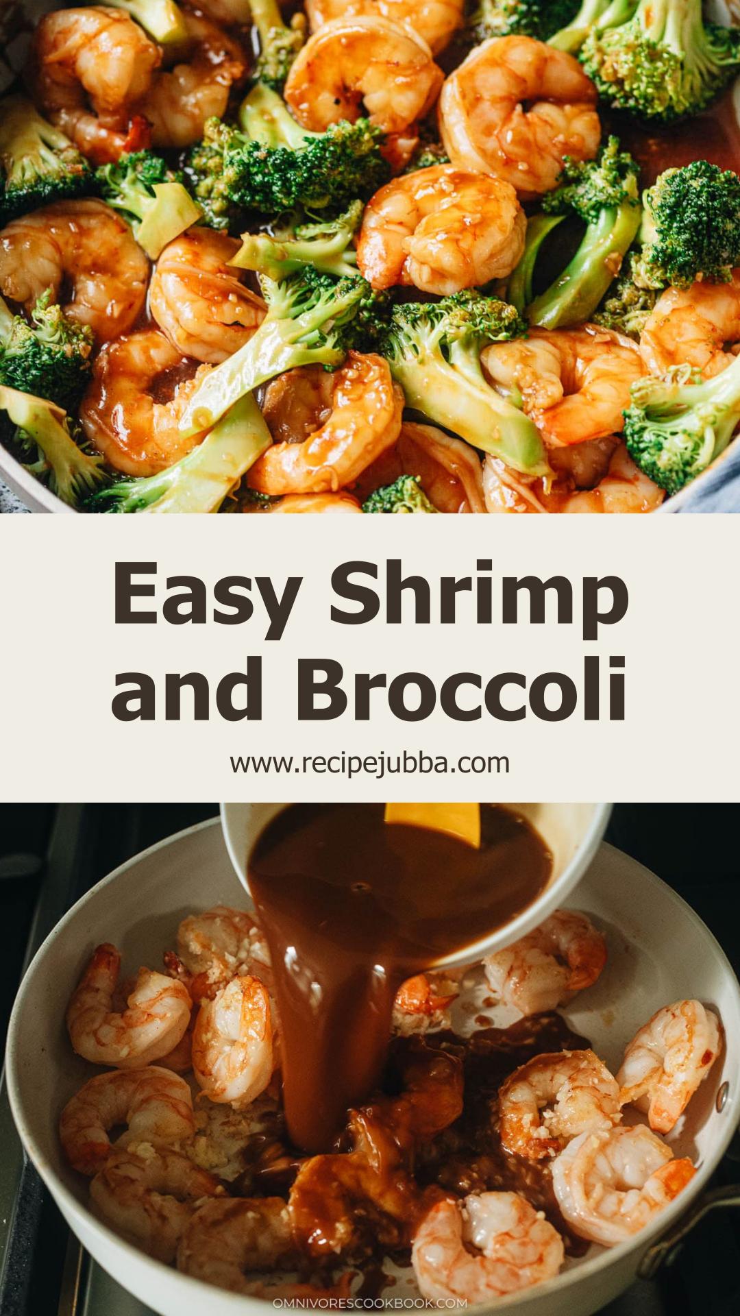 Shrimp and Broccoli with Juicy Shrimp and Glossy Savory Sauce — pin 2