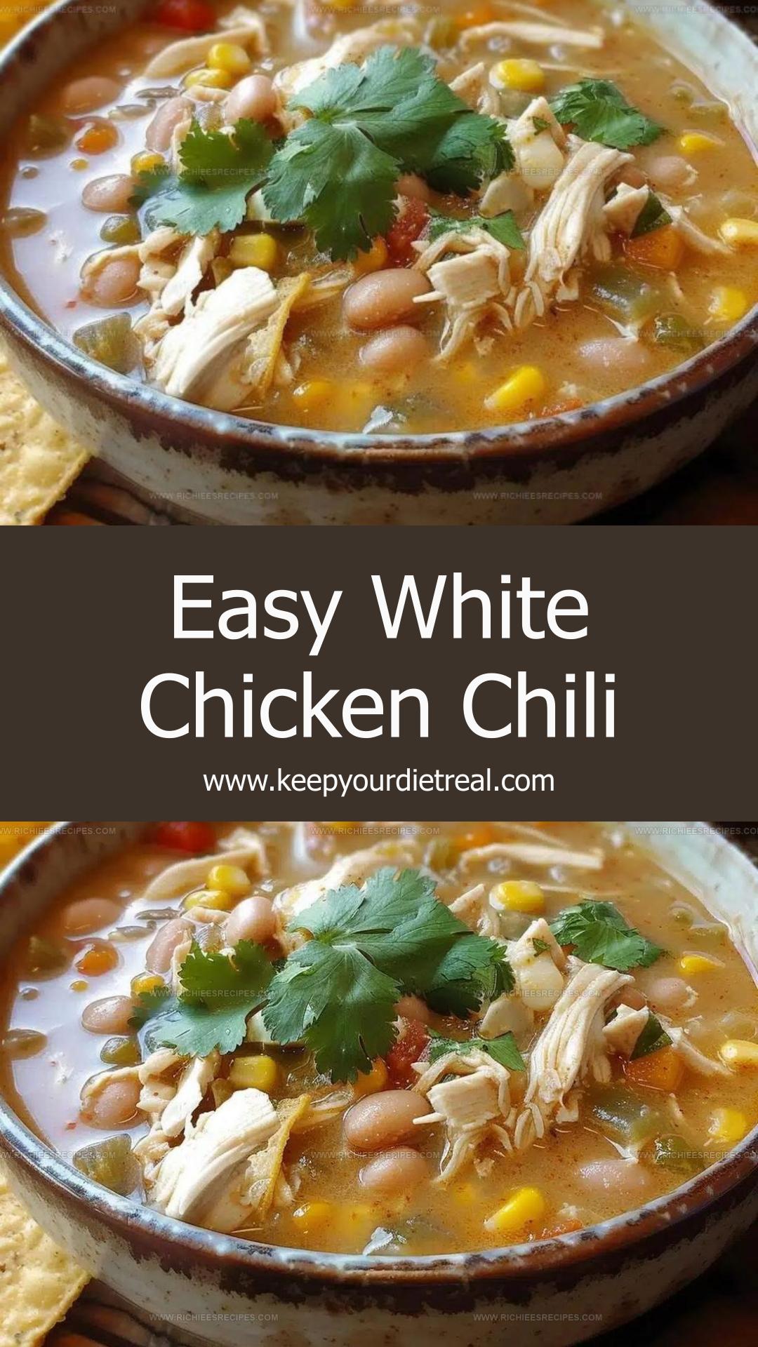 Hearty White Chicken Chili with Cream Cheese: A Cozy Family Favorite — pin 2