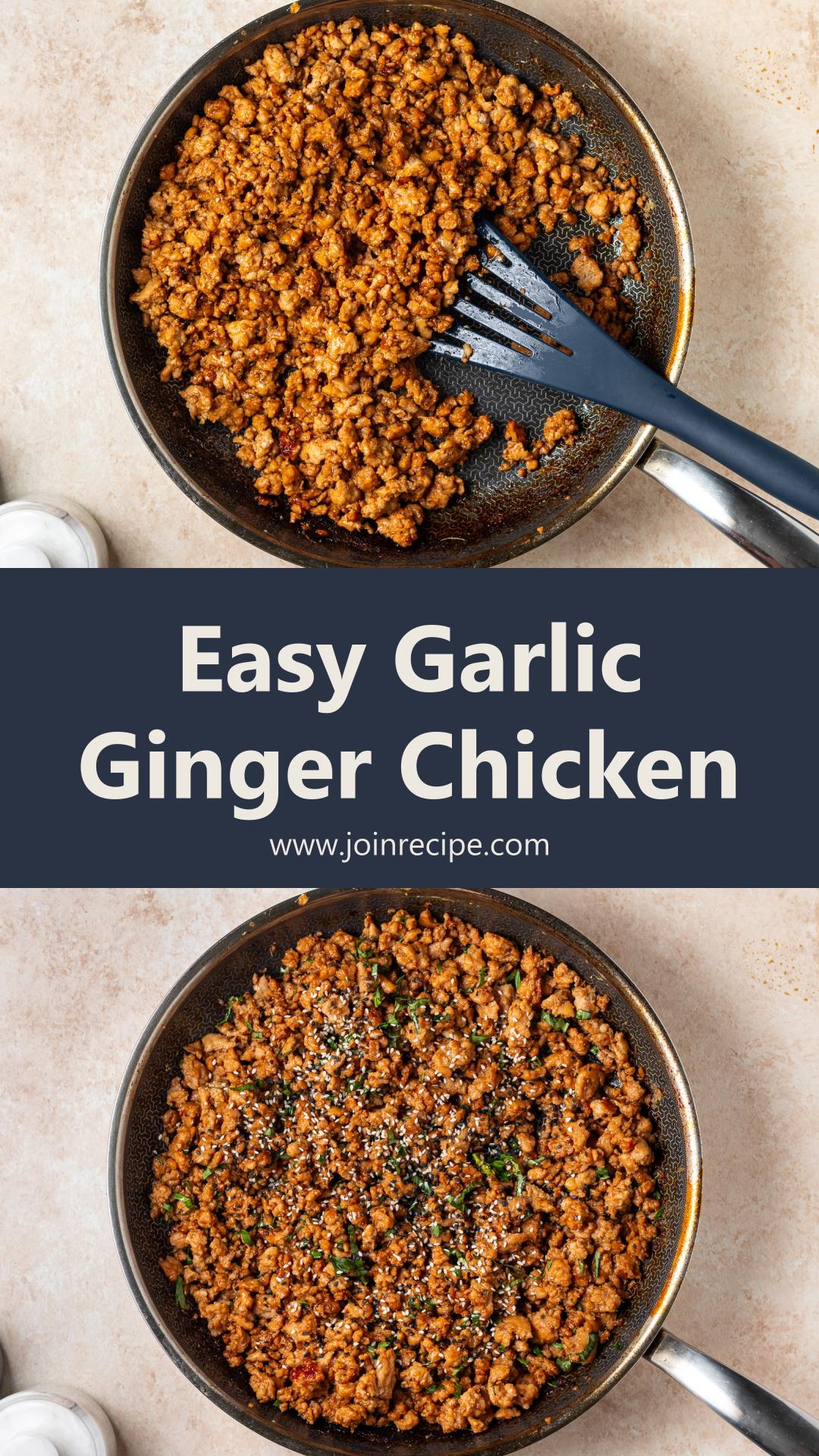 Garlic Ginger Chicken: A Savory High-Protein Meal Prep Delight — pin 1