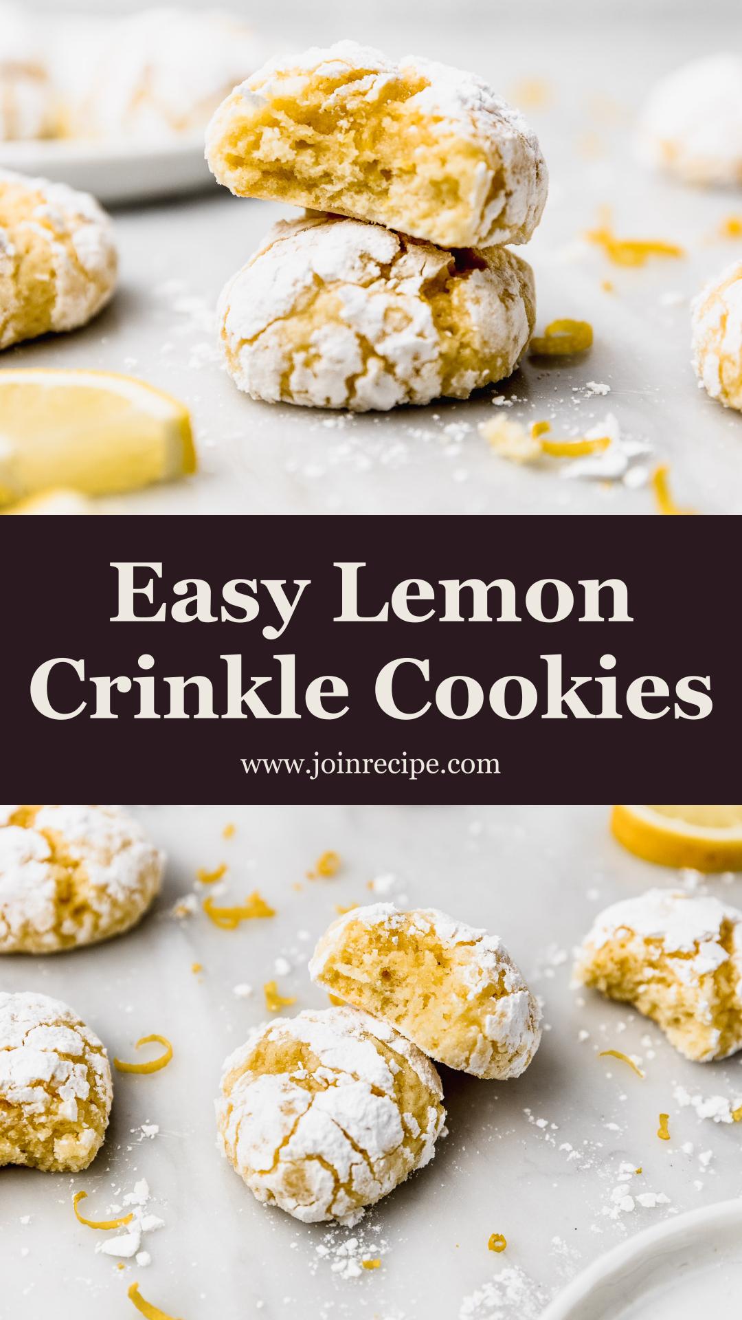 Lemon Crinkle Cookies — pin 2