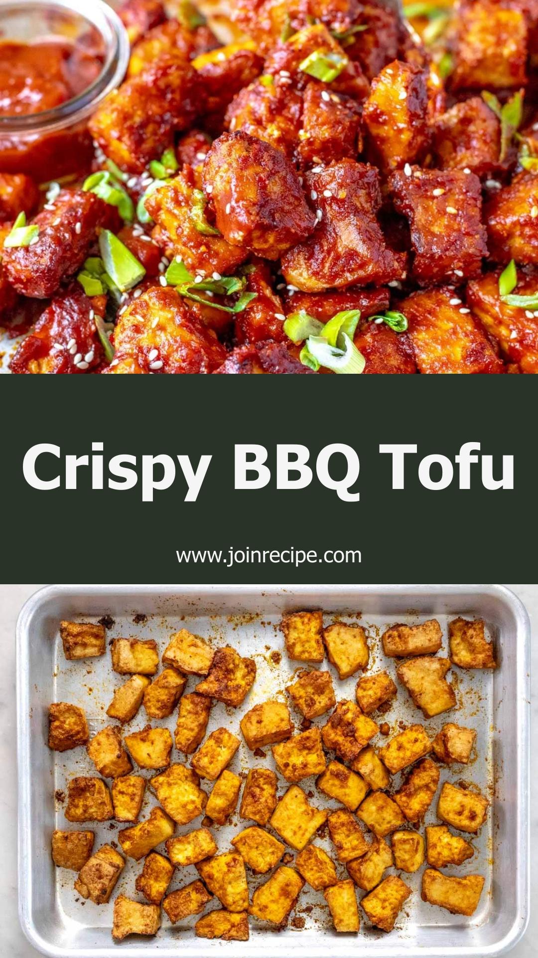 BBQ Tofu with Smoky Sauce and Crisp Chewy Edges — pin 1