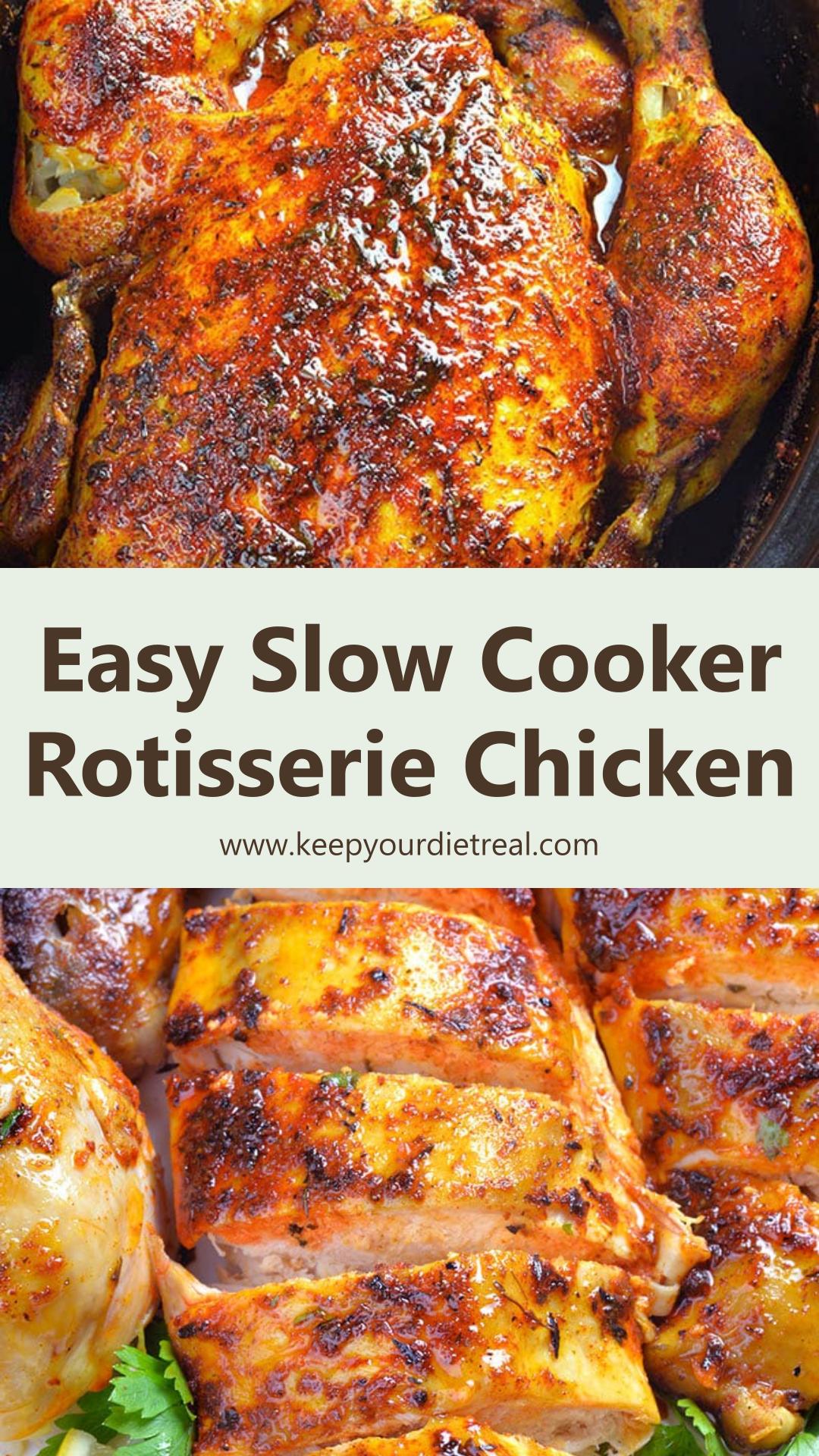 Slow Cooker Rotisserie Chicken with Smoky Paprika Seasoning — pin 2