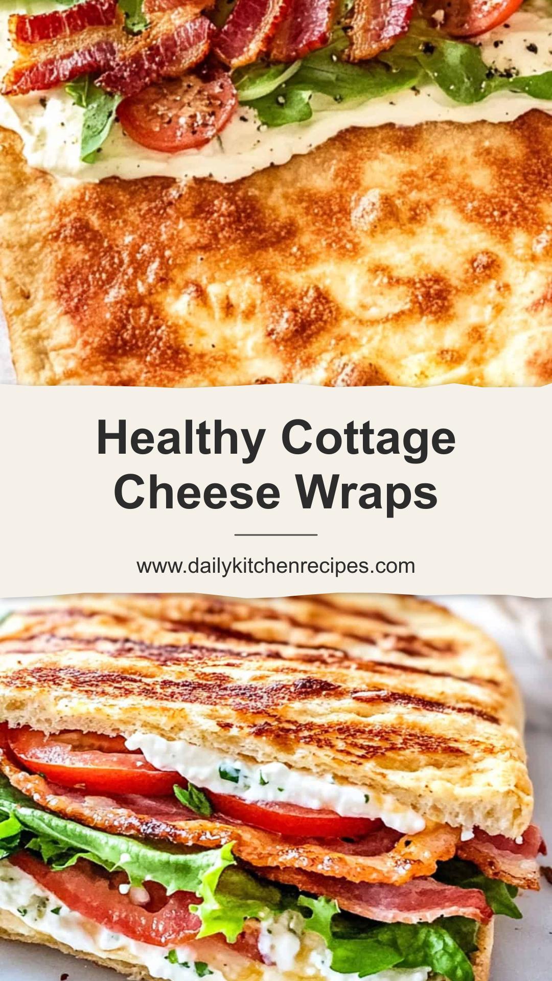 Cottage Cheese Wraps 5 Steps Easy Delicious — pin 3