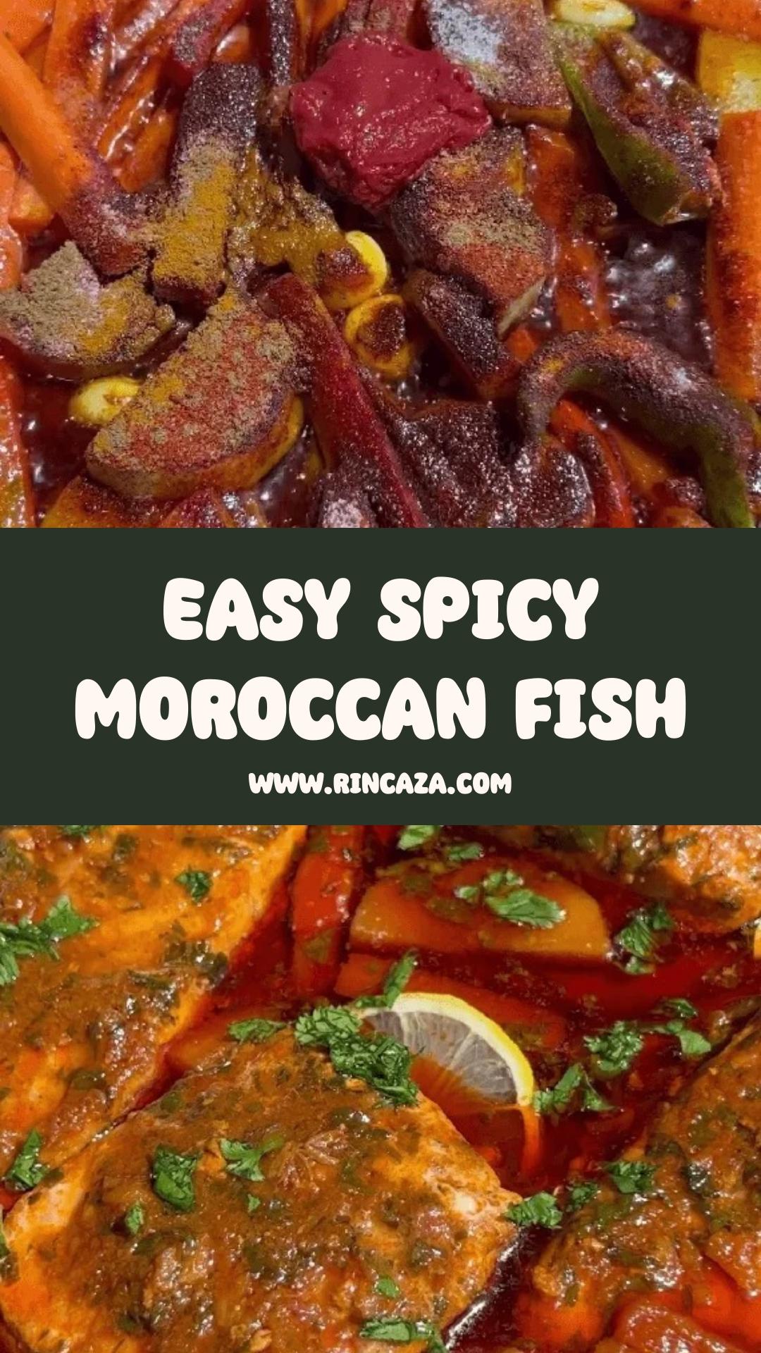 Classic Spicy Moroccan Fish with Rich Paprika Sauce — pin 3