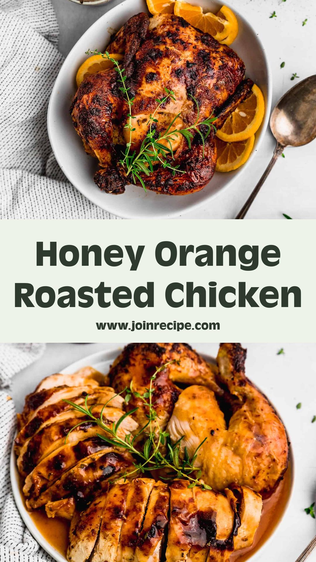 Honey Orange Roasted Chicken — pin 1