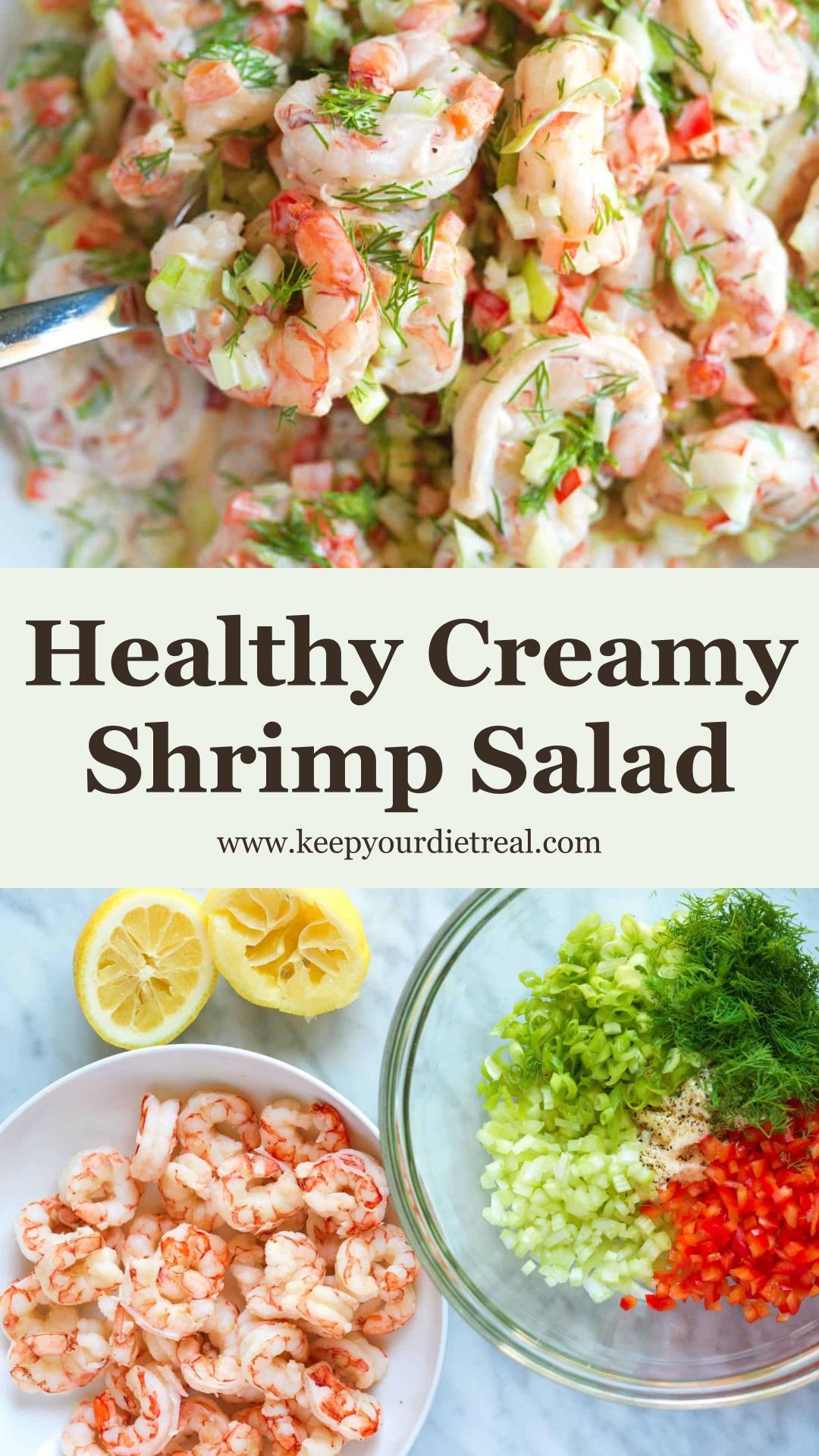 Shrimp Salad with Creamy Lemon Dill Dressing and Crisp Vegetables — pin 3