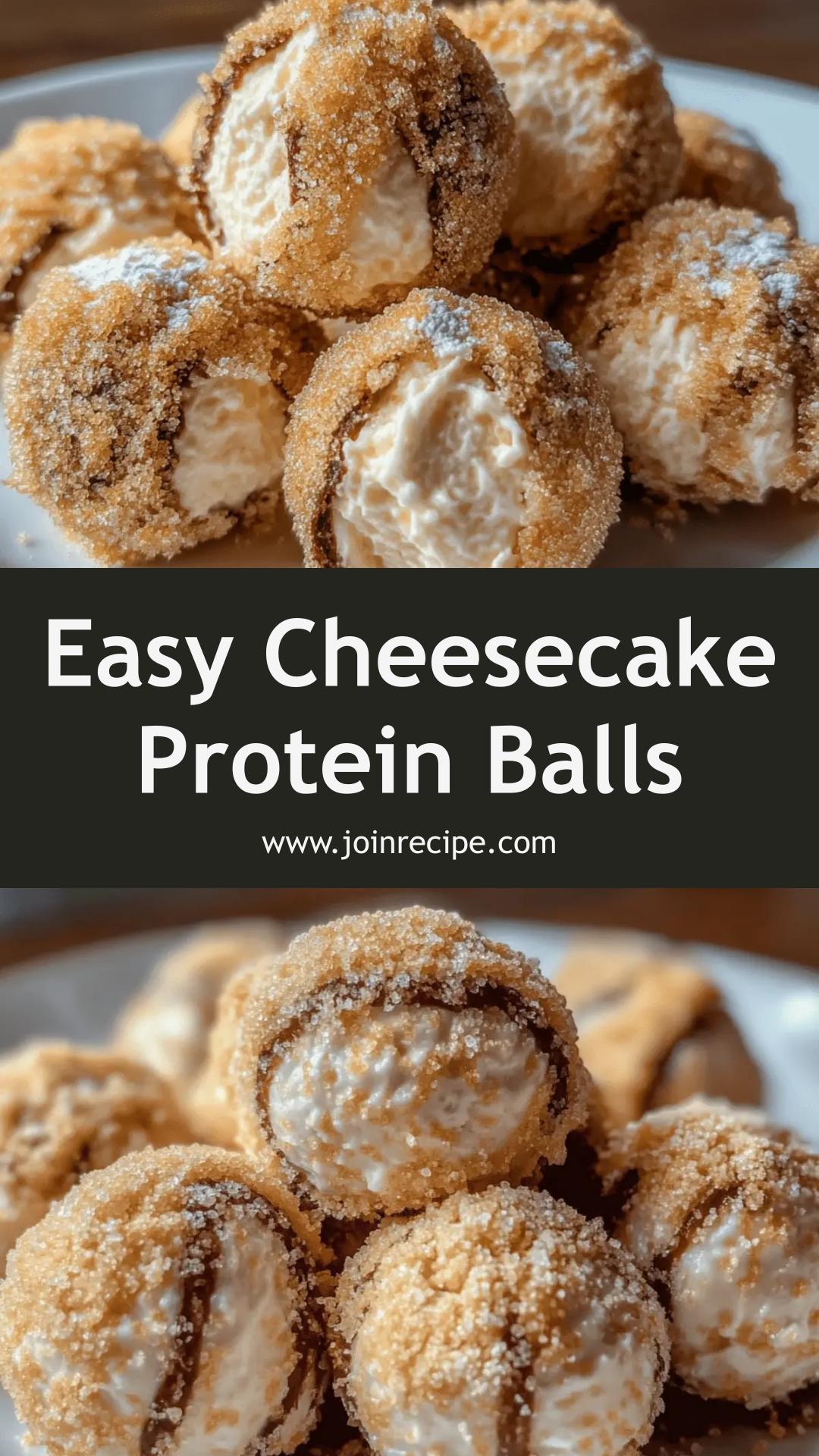 Cheesecake Protein Balls: A No-Bake Snack for Energy and Indulgence — pin 3