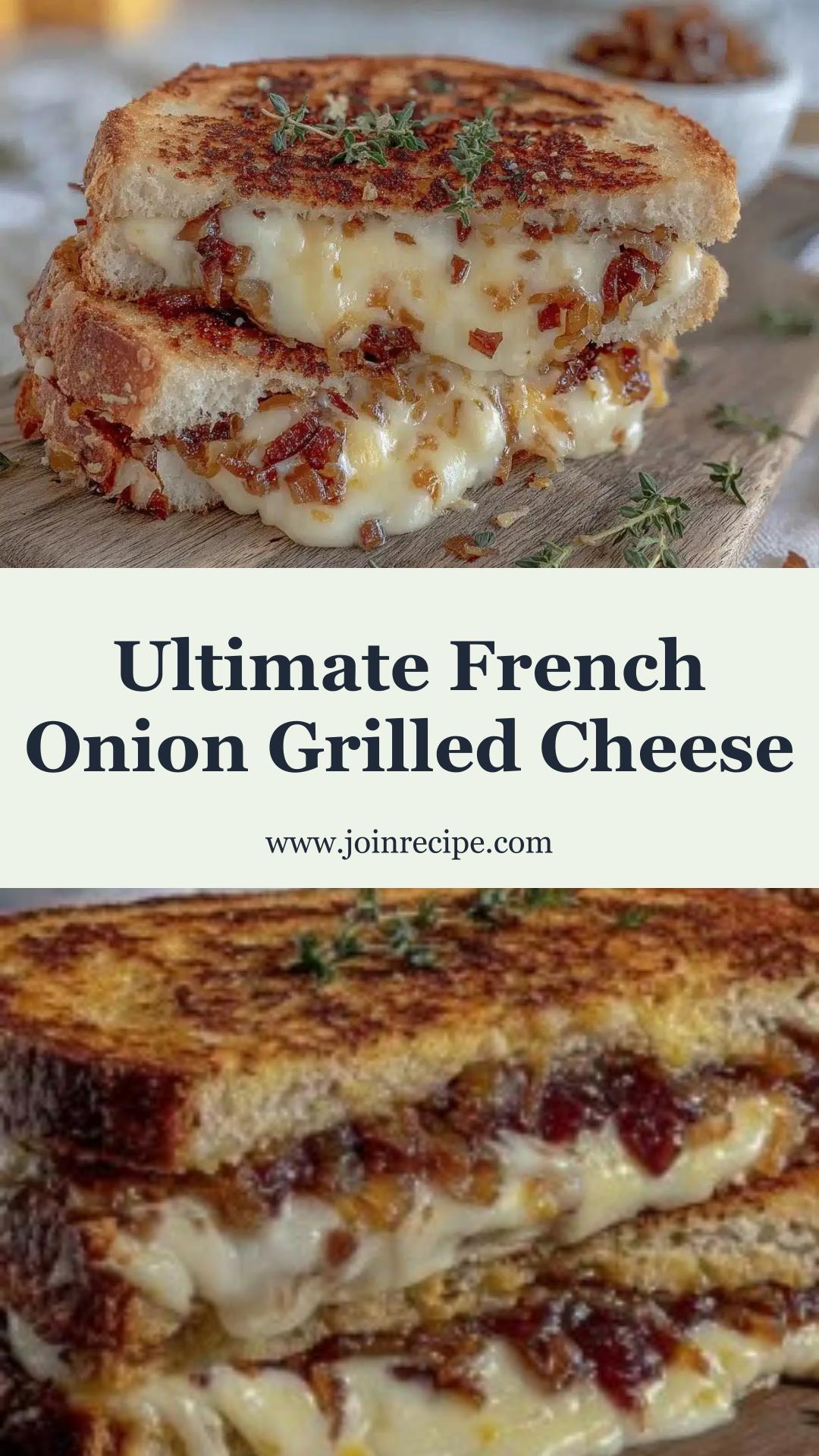 French Onion Grilled Cheese Sandwich: Cozy Comfort for Lunch — pin 1