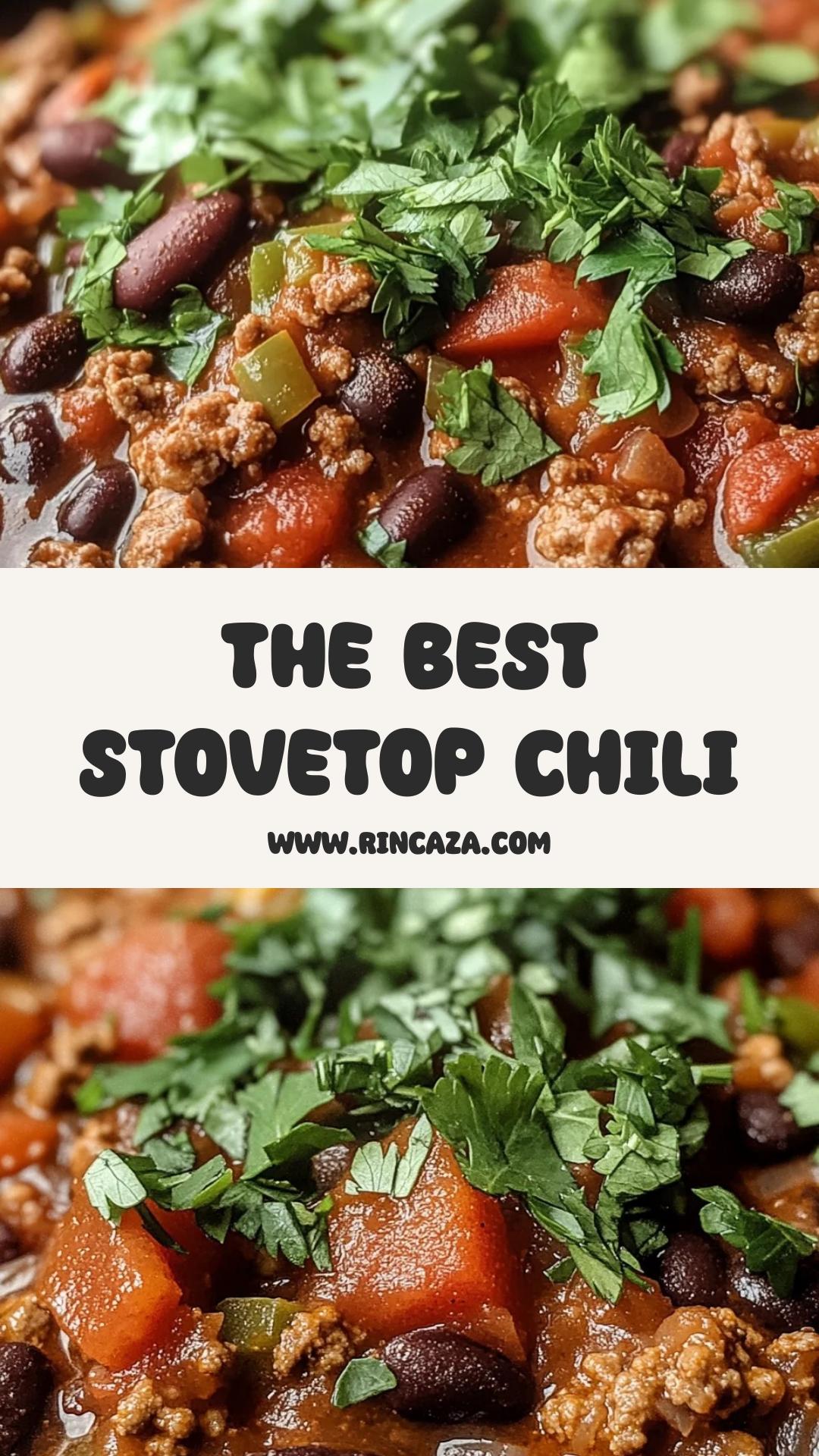 Best Ground Beef Stovetop Chili: Hearty, Flavorful Comfort Food — pin 2