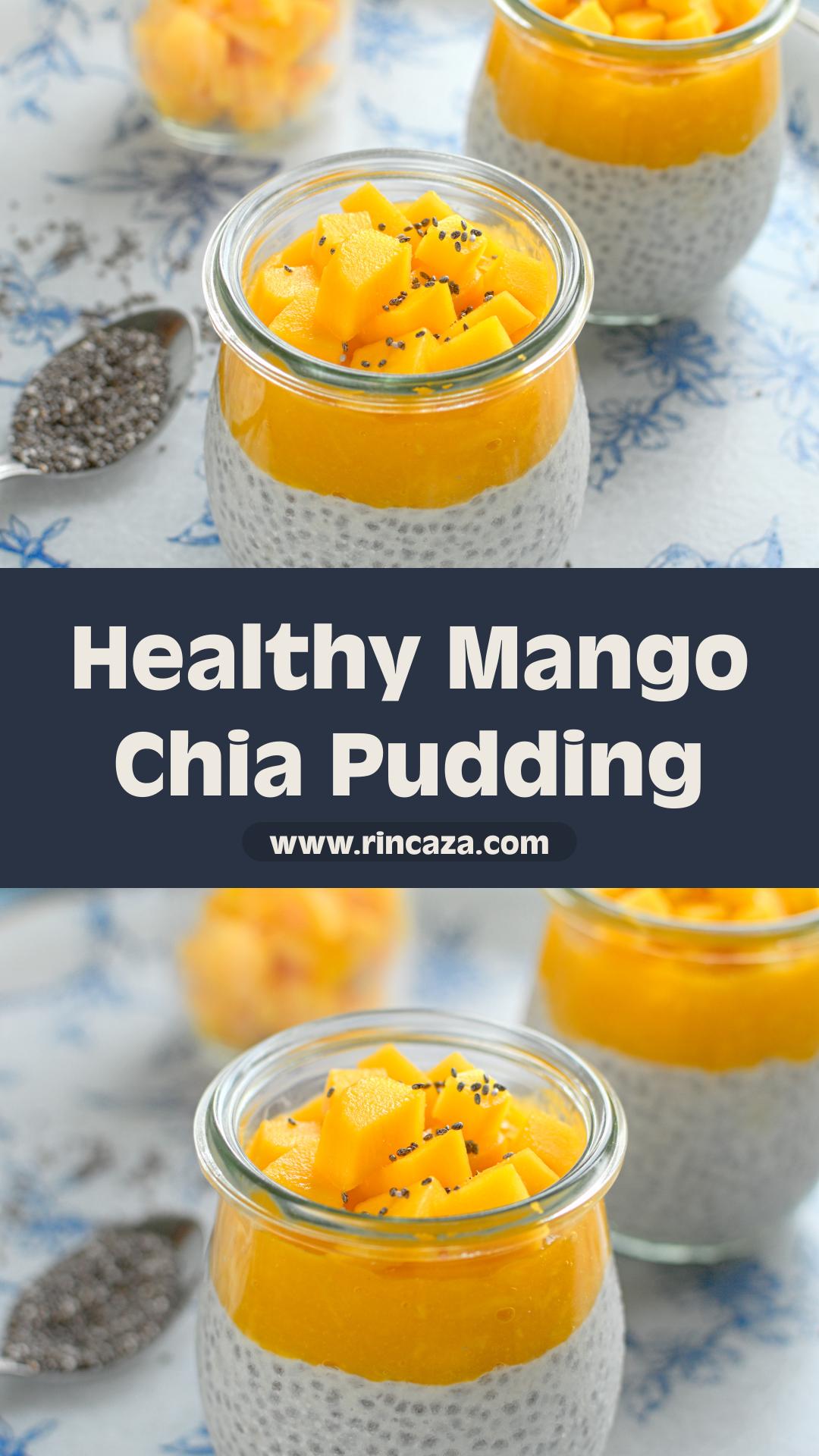 Mango Chia Pudding with Banana and Thick Yogurt — pin 2