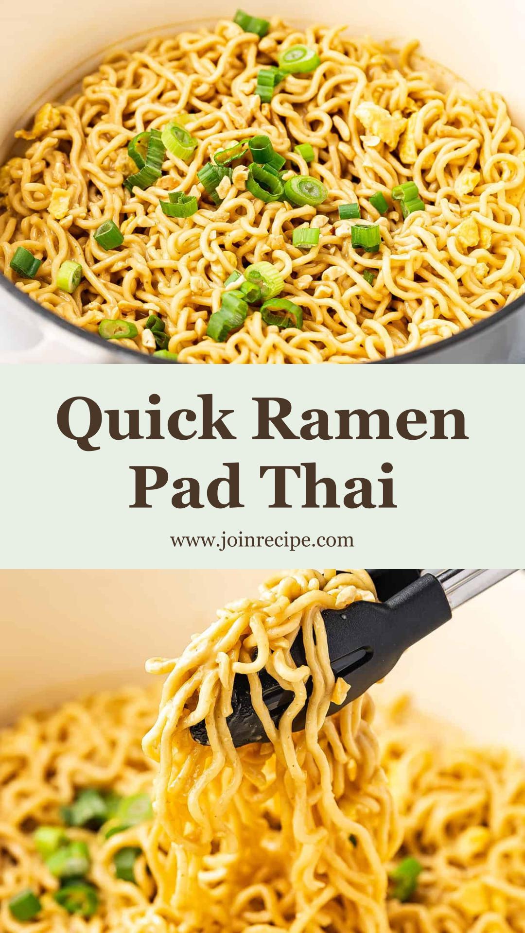 Ramen Pad Thai: Quick and Flavorful Weeknight Dinner — pin 2