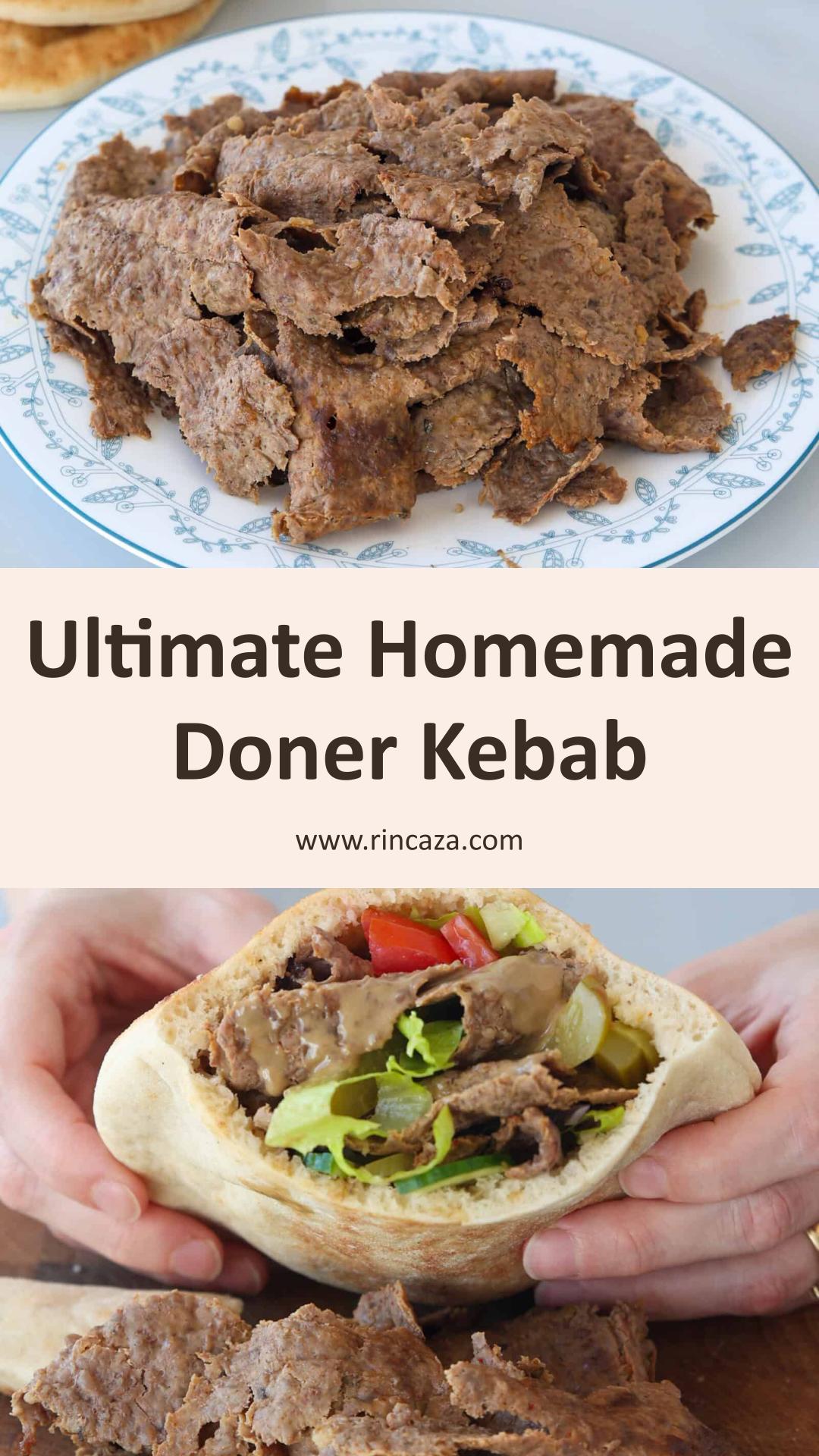 Homemade Doner Kebab with Juicy Spiced Beef or Lamb — pin 3