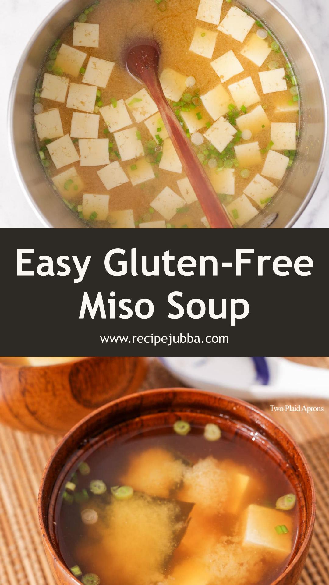 Easy Gluten-Free Miso Soup with Tofu and Wakame — pin 2