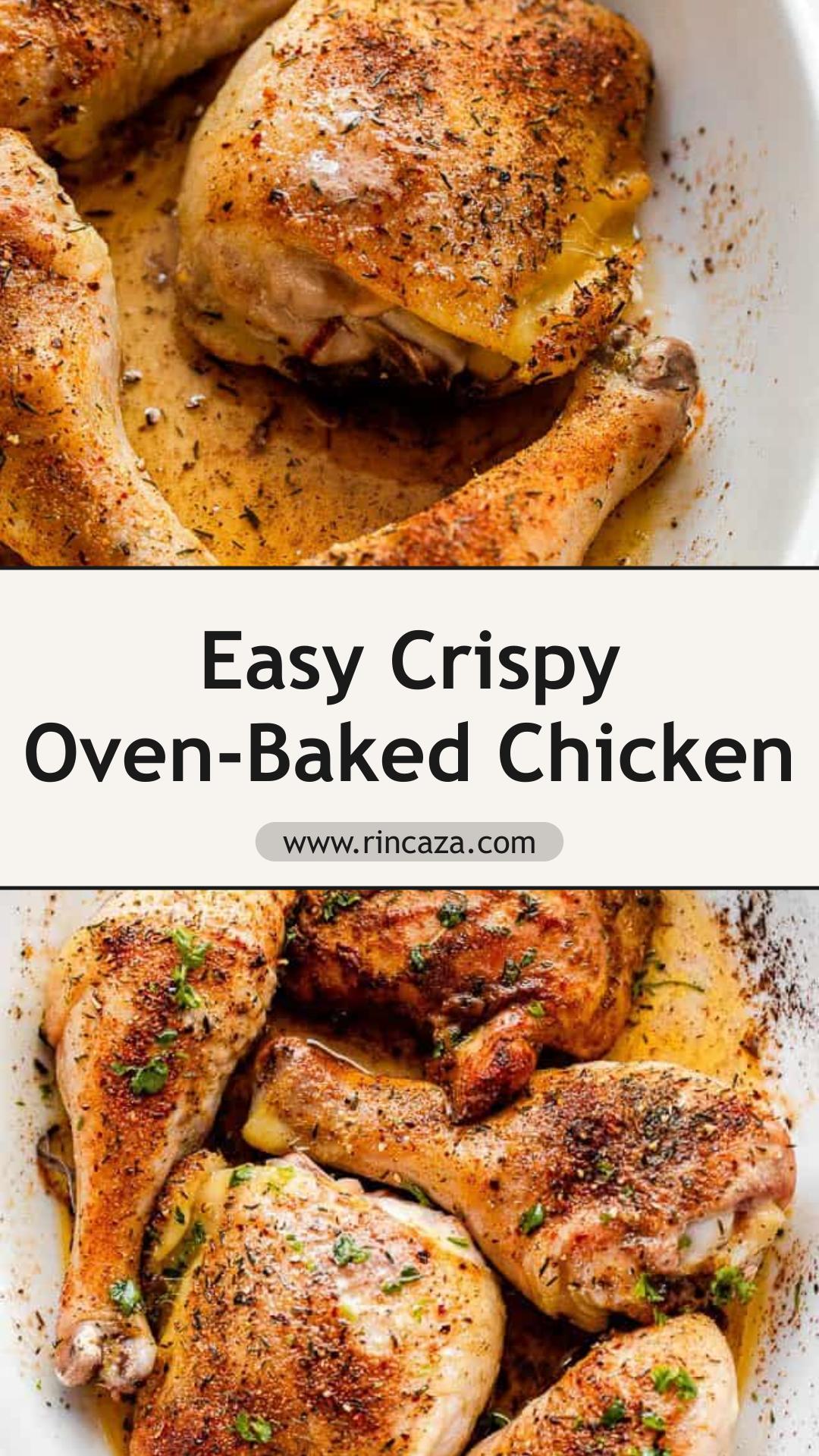 Oven-Baked Chicken With Smoky Paprika and Golden Crispy Skin — pin 1
