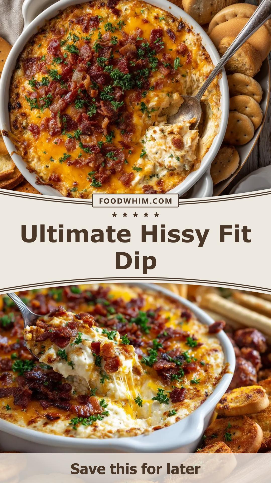 Hissy Fit Dip with Sausage and Velveeta — pin 2