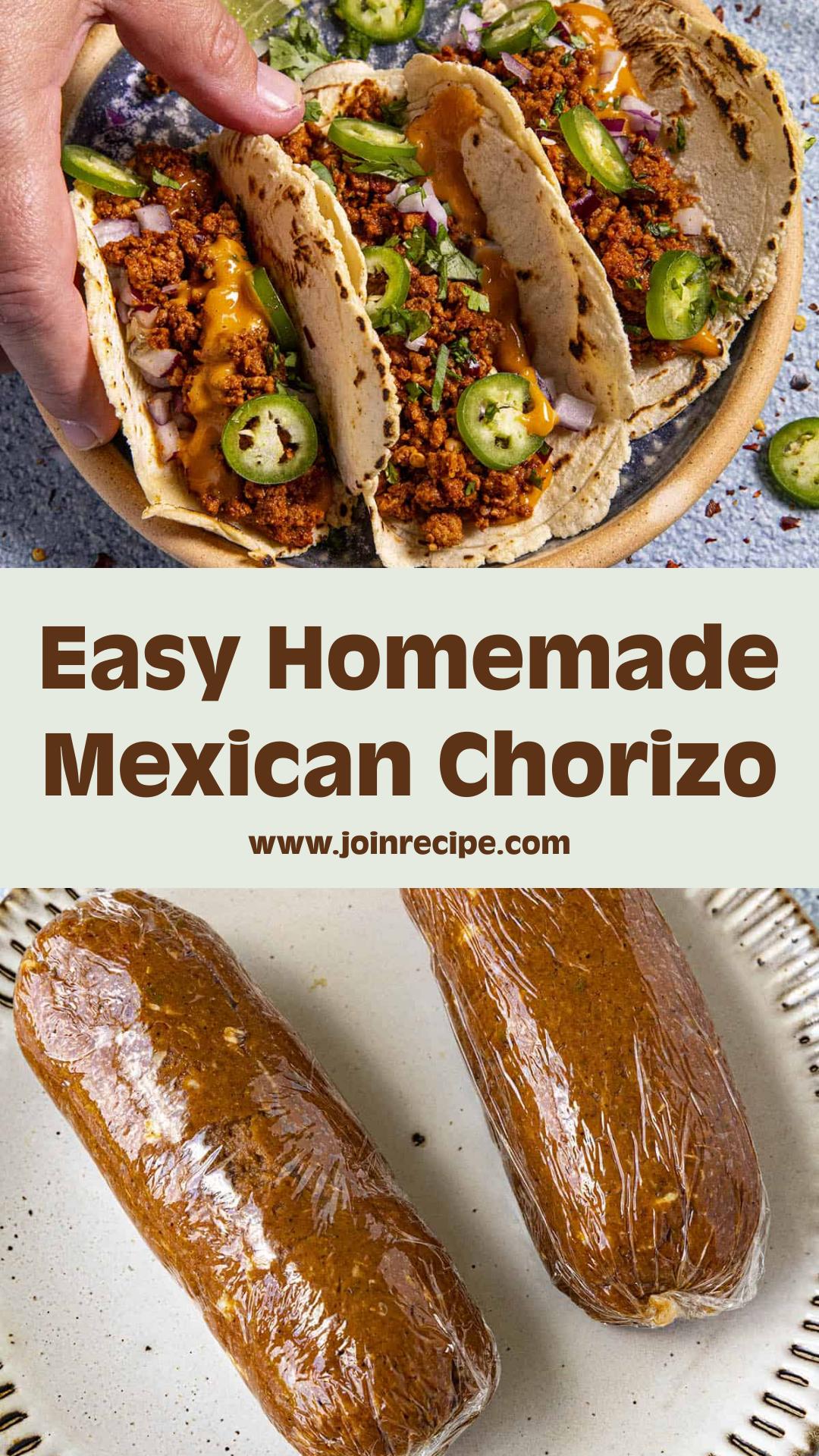 Homemade Mexican Chorizo with Bold Chile Flavor — pin 2