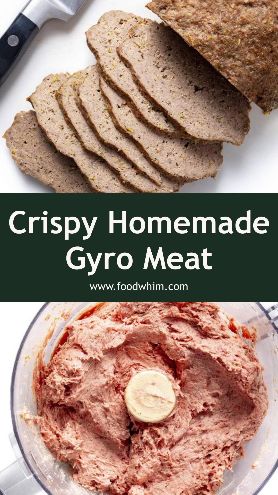 Homemade Gyro Meat With Crispy Edges and Greek Herbs — pin 1