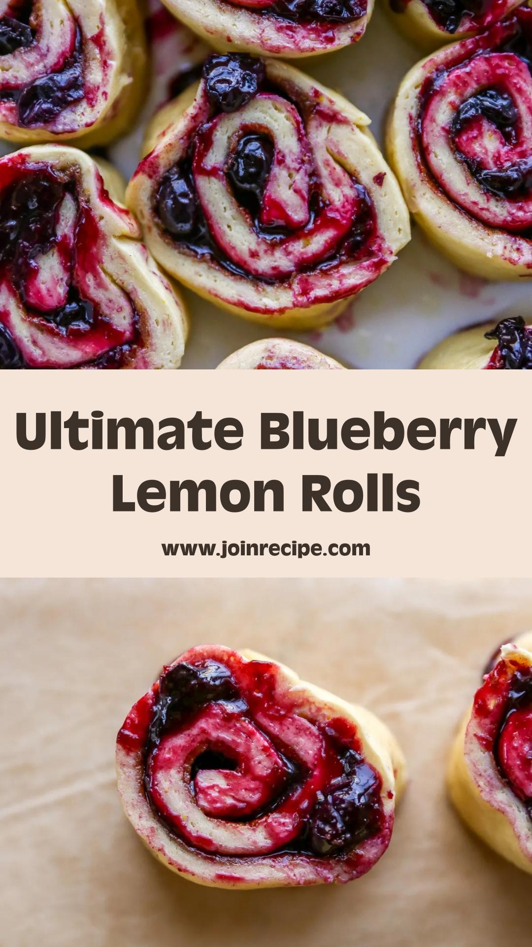 Blueberry Lemon Cinnamon Rolls: Fluffy Spring Treats with Fresh Berry Flavor — pin 2
