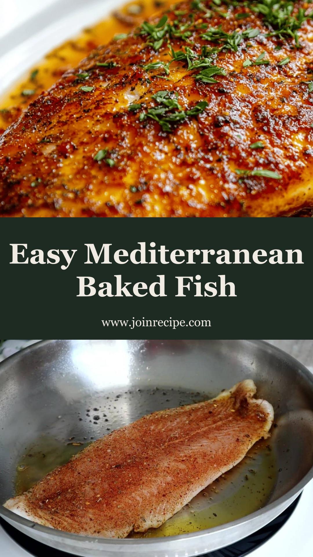 Mediterranean Baked Fish with Seared Basa, Tomatoes, and Olives — pin 2