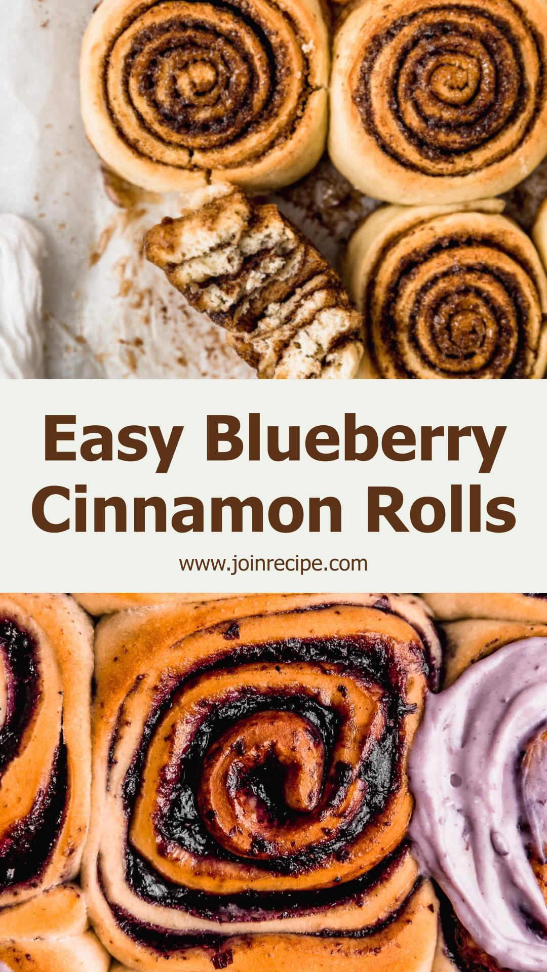 Blueberry Cinnamon Rolls — pin 1