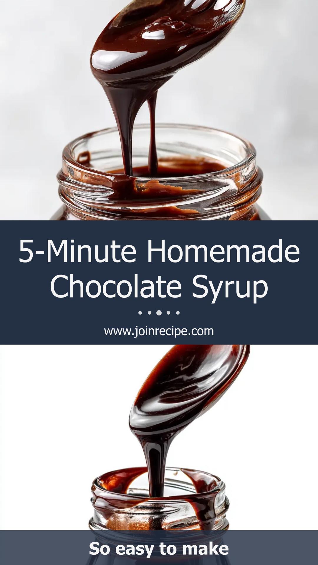 Homemade Chocolate Syrup: Ready in 5 Minutes — pin 2