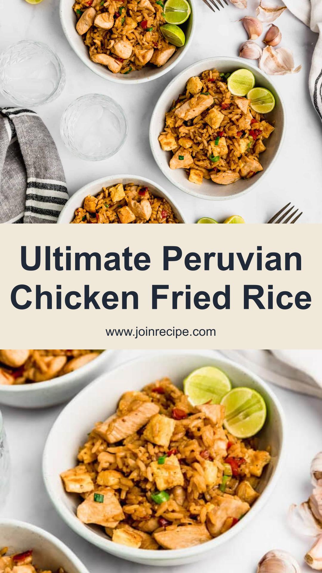 Peruvian Chicken Fried Rice (Arroz Chaufa) — pin 2