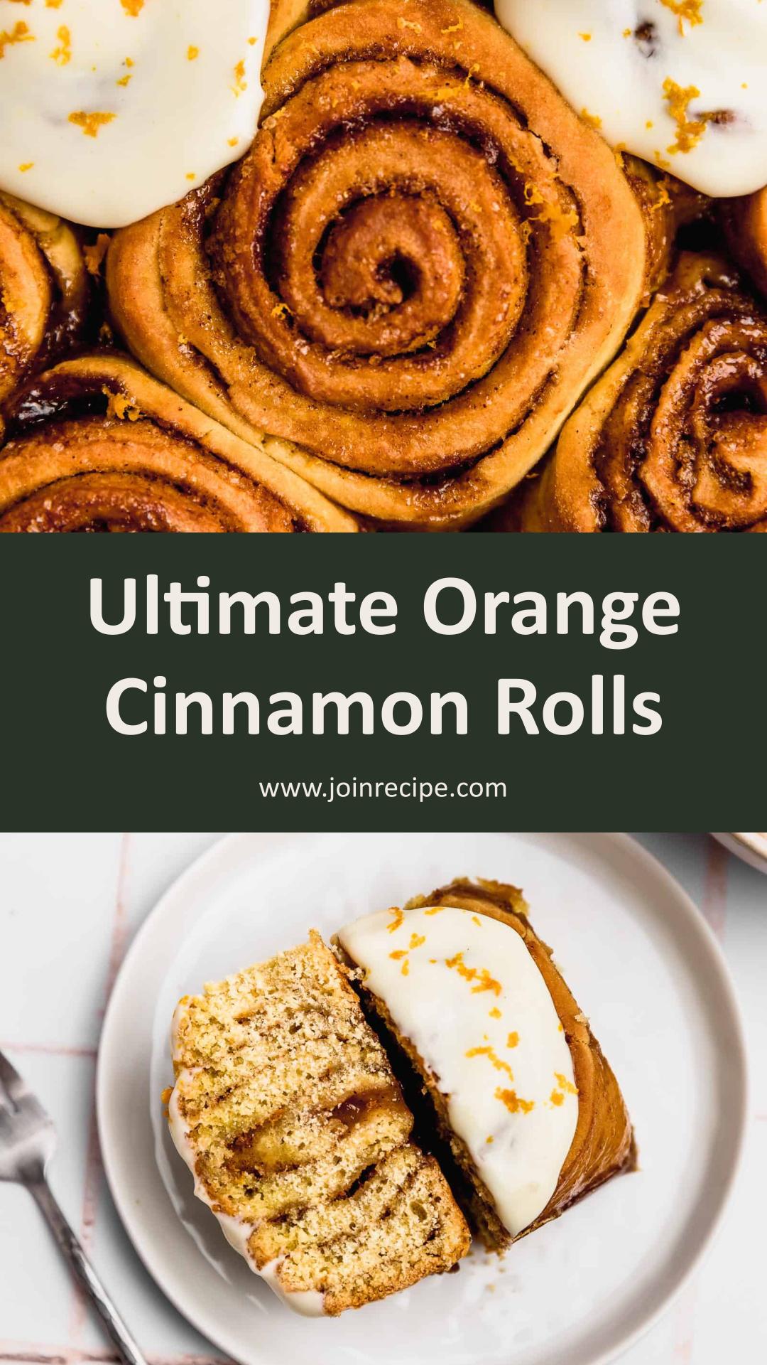 Orange Cinnamon Rolls with Cream Cheese Frosting — pin 1