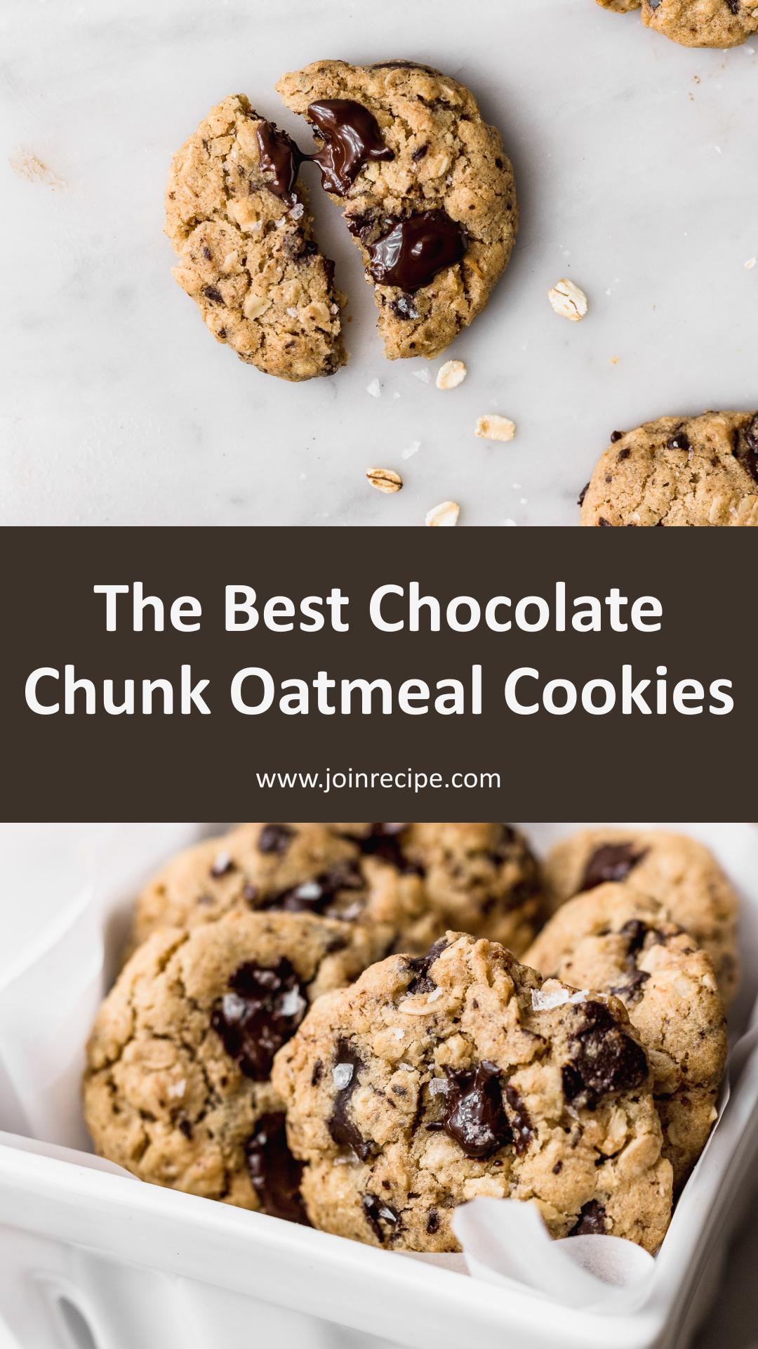 Chocolate Chunk Oatmeal Cookies — pin 3