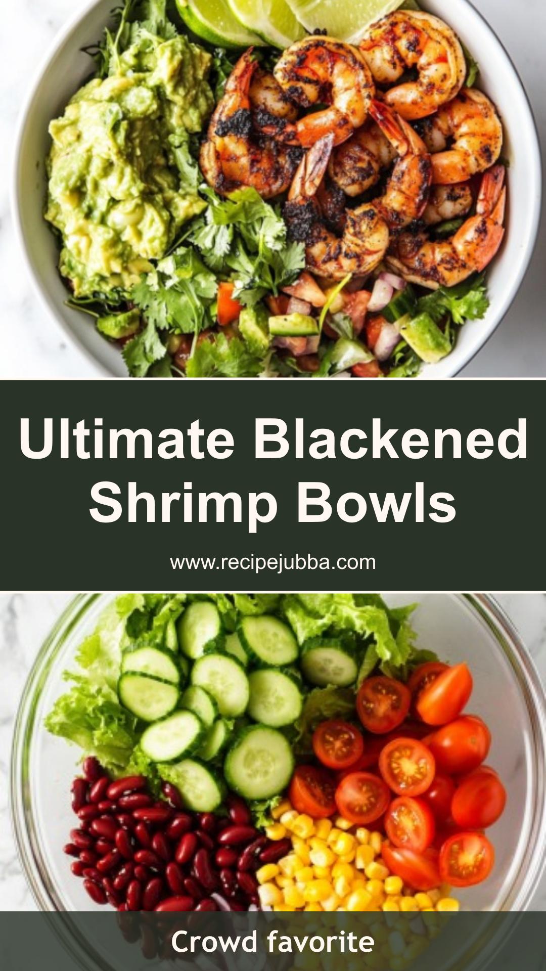 Blackened Shrimp Bowls With Spicy Crust and Crisp Vegetables — pin 3