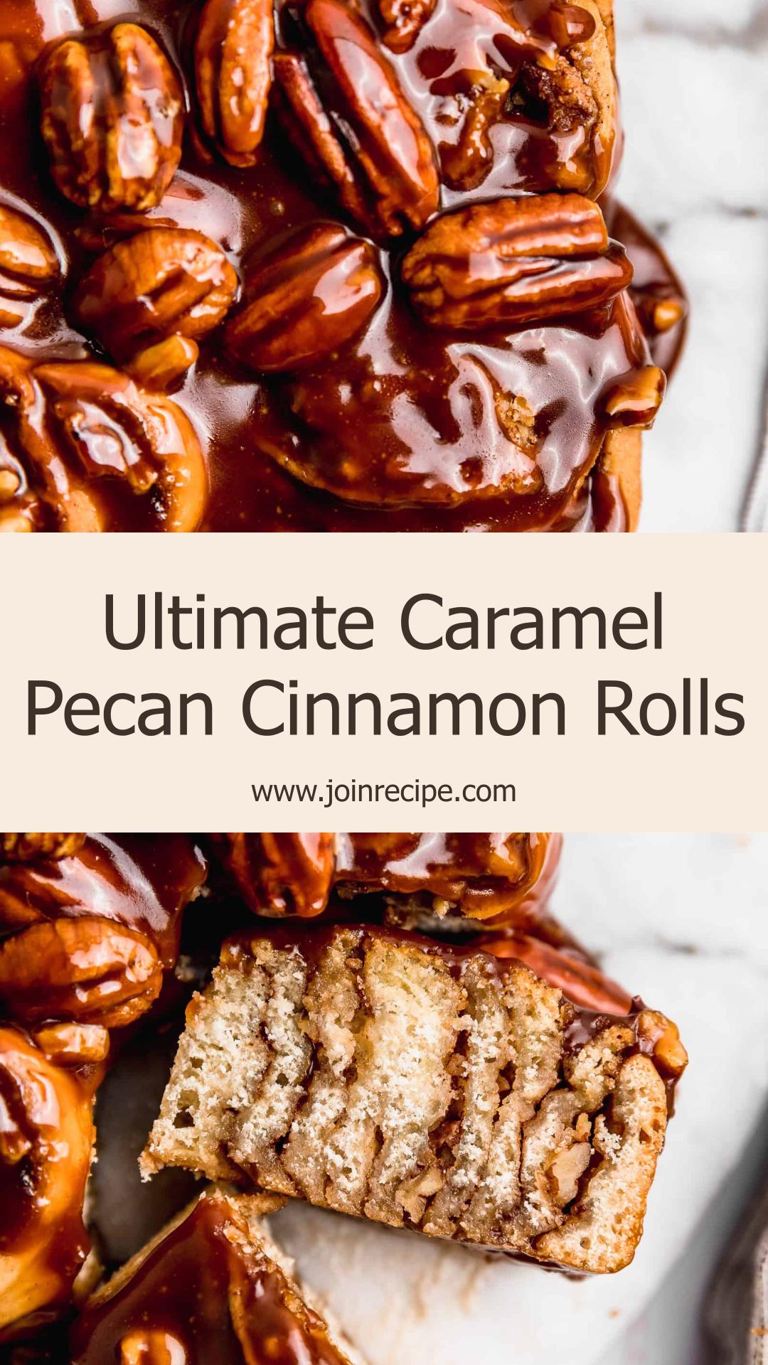 Caramel Pecan Cinnamon Rolls — pin 1