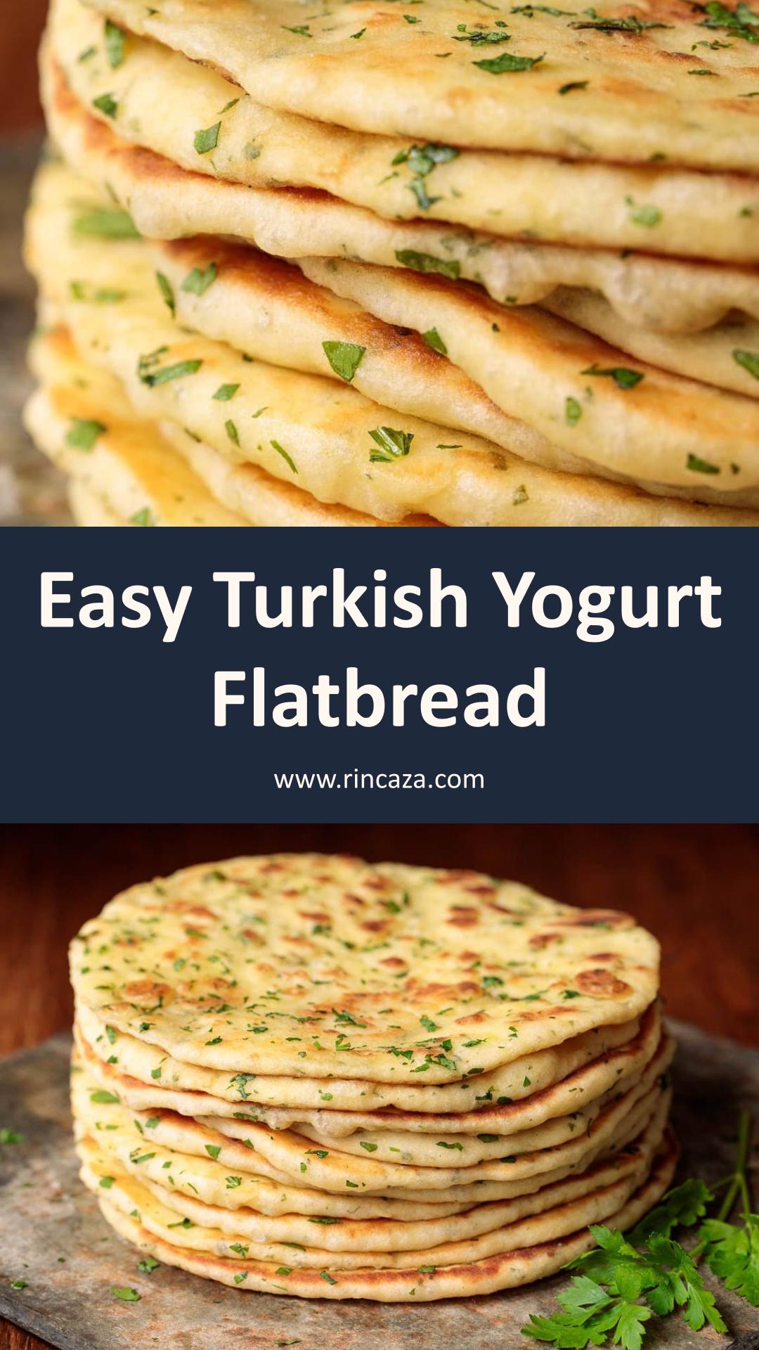 Greek Yogurt Turkish Flatbread: Soft Bazlama with Golden Bubbles — pin 3