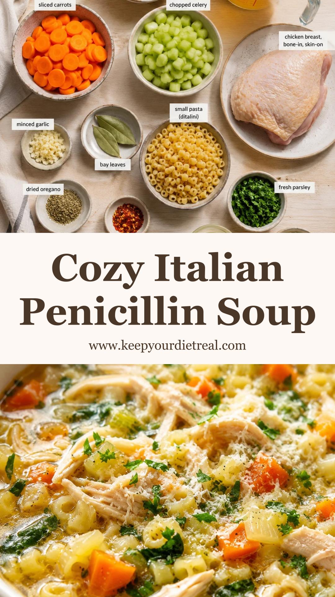 Italian Penicillin Soup: A Cozy Comfort for Chilly Days — pin 2