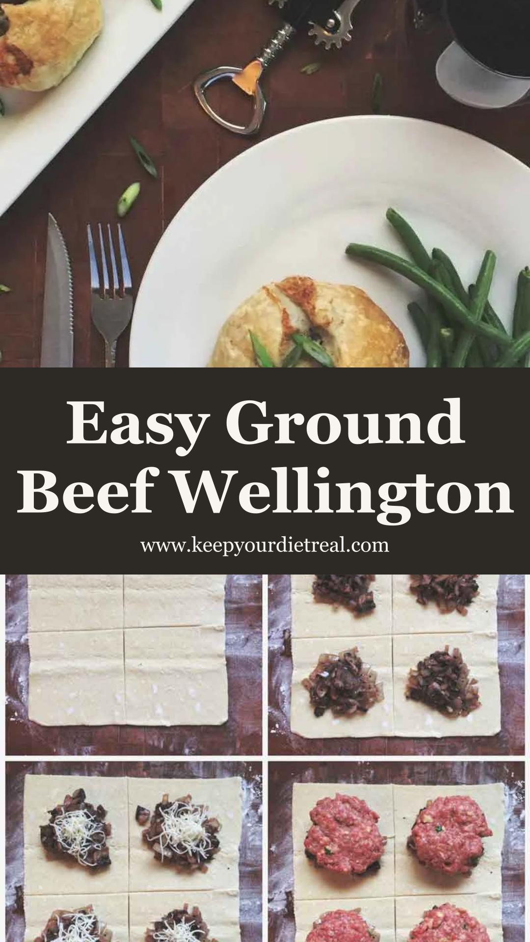 Ground Beef Wellington with Flaky Puff Pastry and Mushroom Filling — pin 2