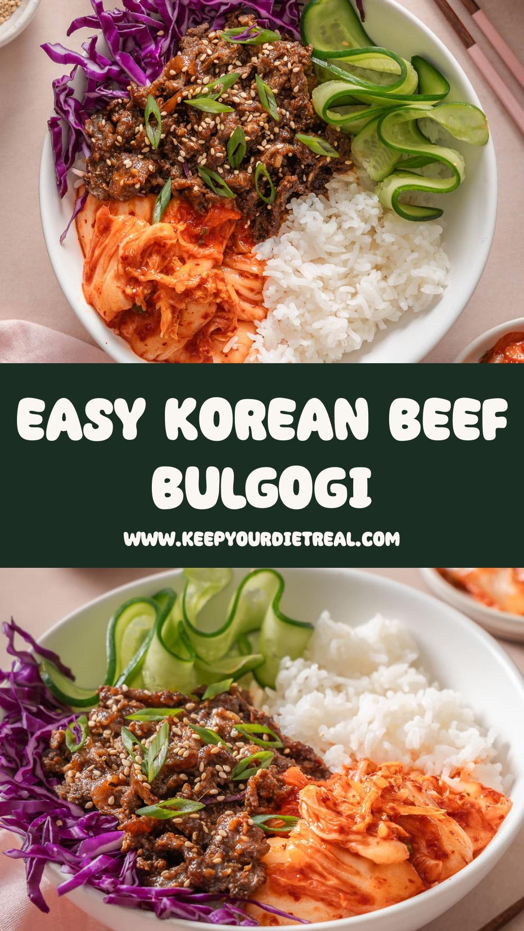 Korean Beef Bulgogi with Sweet-Savory Pear Marinade — pin 1