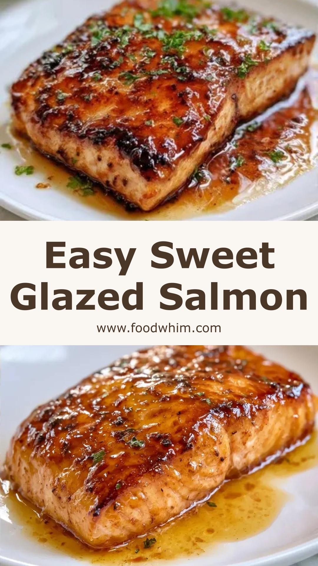 Easy Sweet Glazed Salmon with Sticky Ginger Garlic Glaze — pin 3