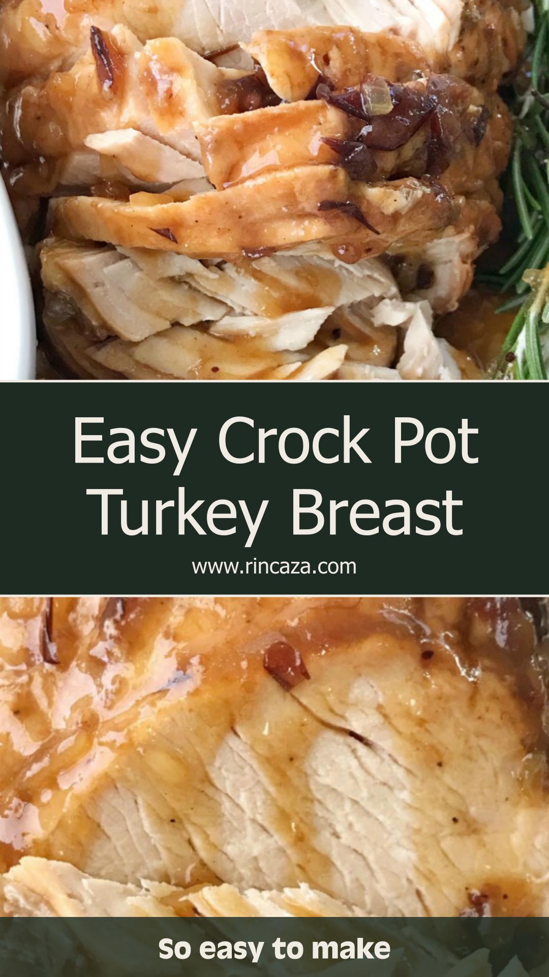 Crock Pot Cranberry Turkey Breast with Orange Cranberry Gravy — pin 2