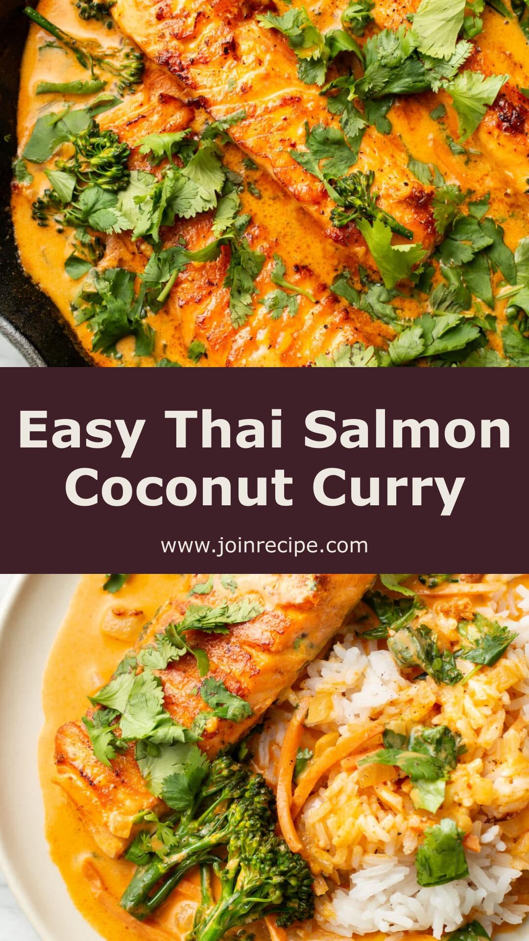 Thai-Inspired Salmon Coconut Curry with Pan-Seared Salmon — pin 3