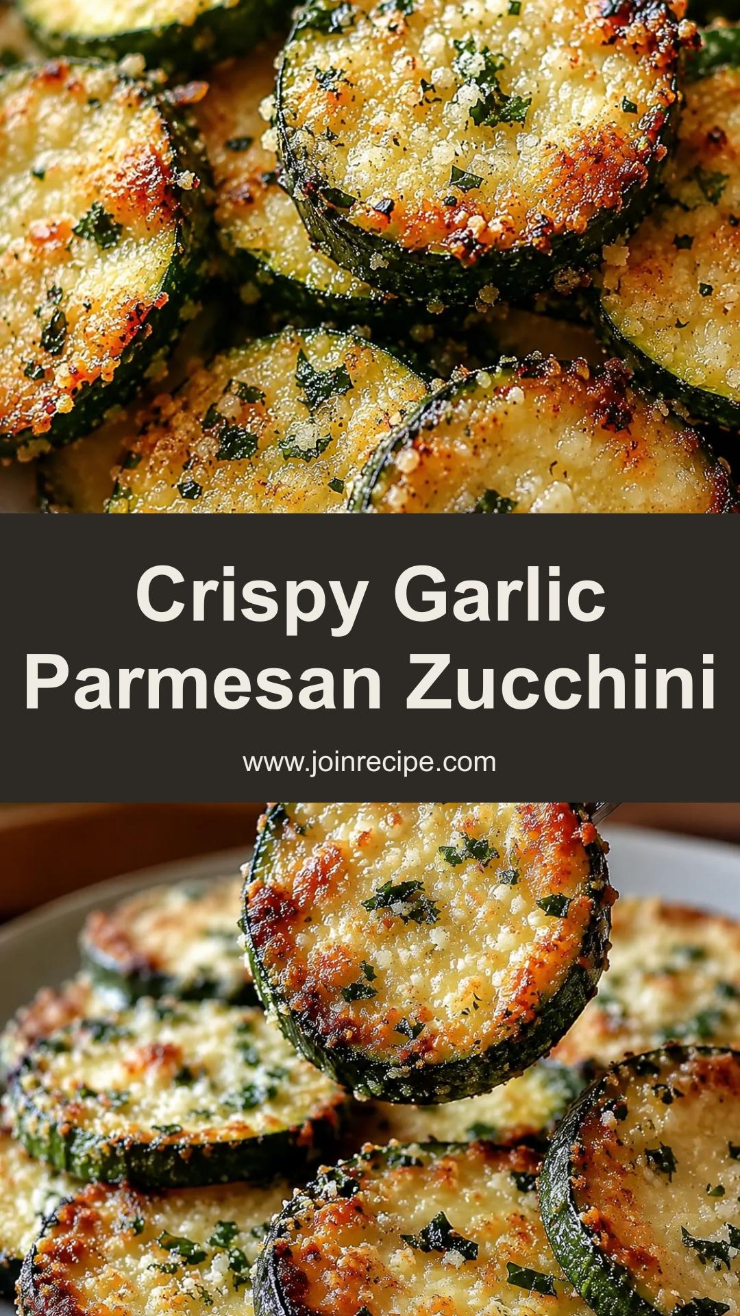 Crispy Garlic Parmesan Roasted Zucchini: A Flavor-Packed Side Dish — pin 3