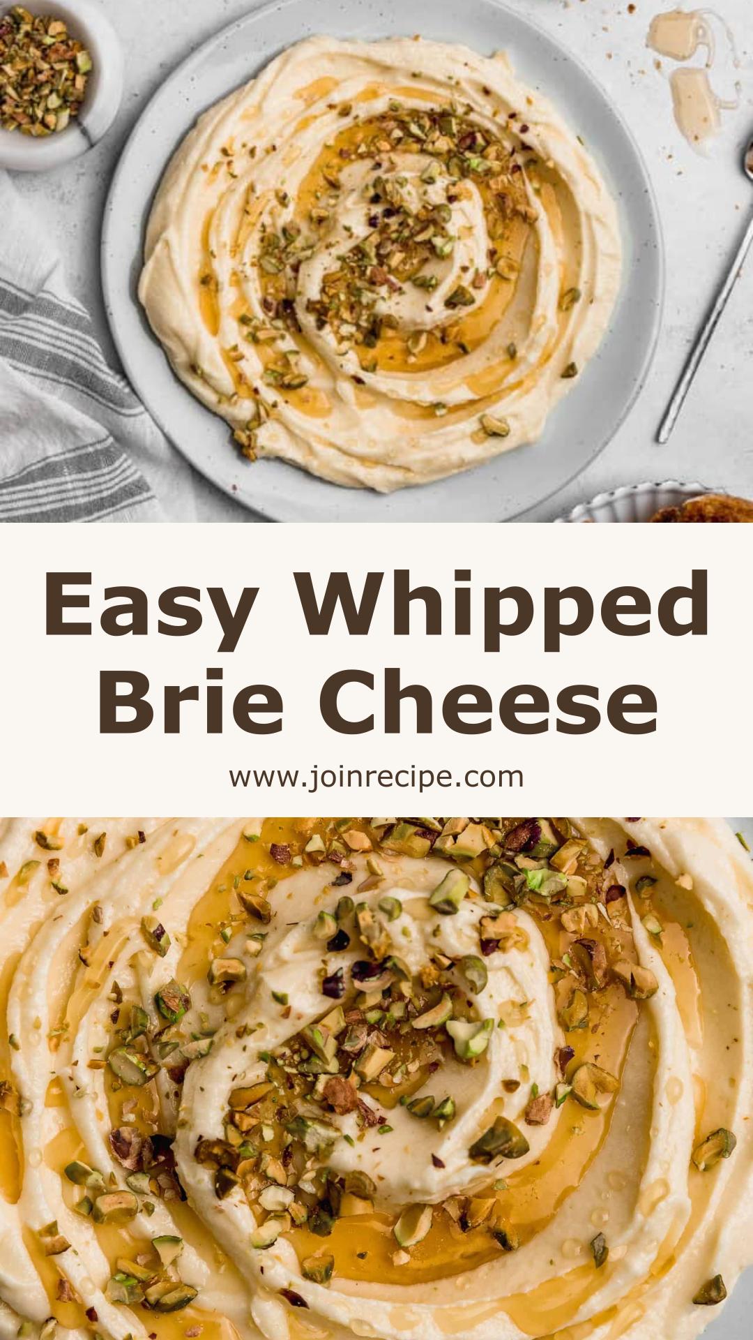 Easy Whipped Brie Cheese — pin 3