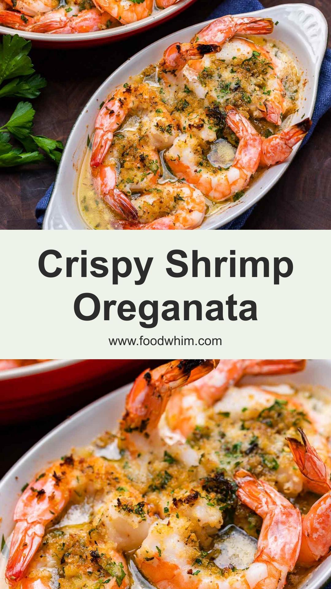 Shrimp Oreganata with Garlicky Breadcrumbs and White Wine Butter Sauce — pin 3