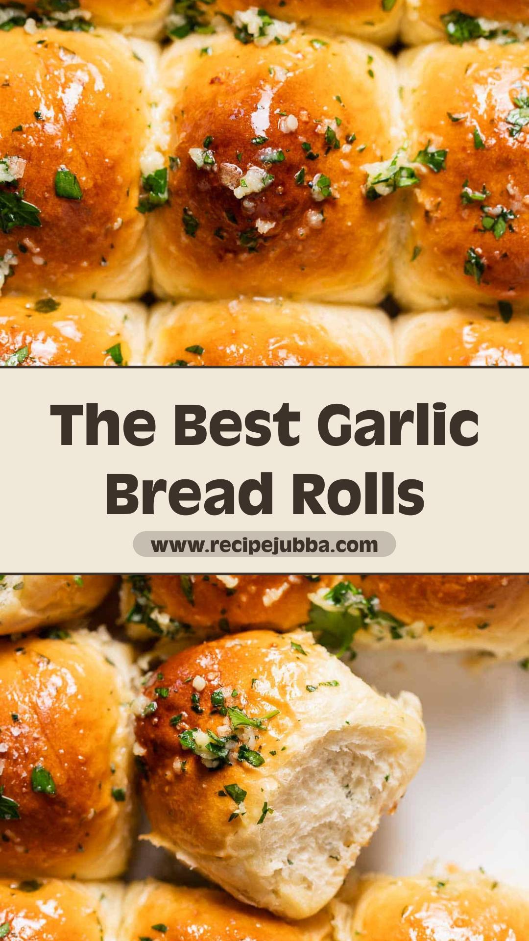 Garlic Bread Rolls with Fresh Garlic and Parsley Butter — pin 2