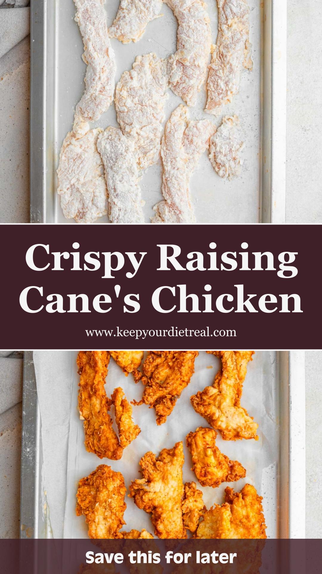 Homemade Raising Cane's Chicken with Crispy Tenders and Tangy Smoky Sauce — pin 1