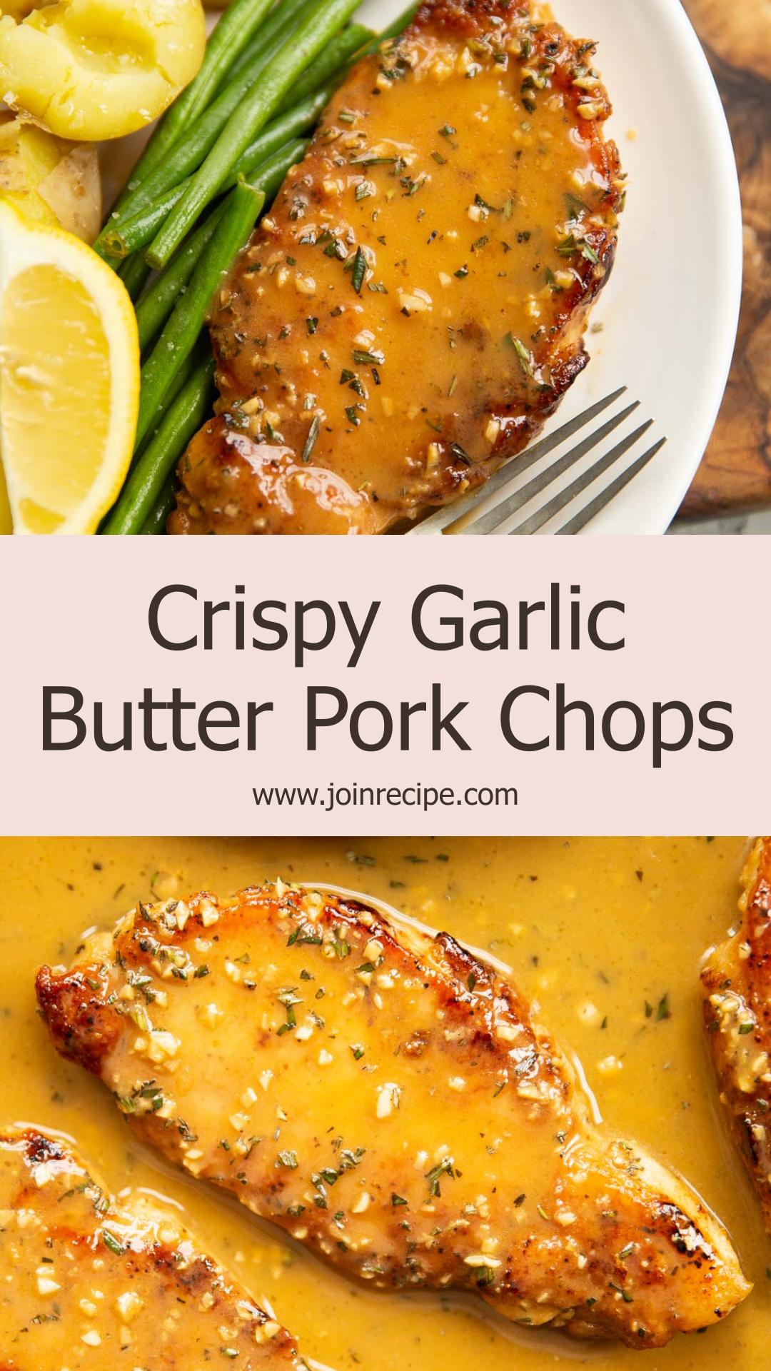 Rosemary Garlic Butter Pork Chops with Golden Flour Crust — pin 2