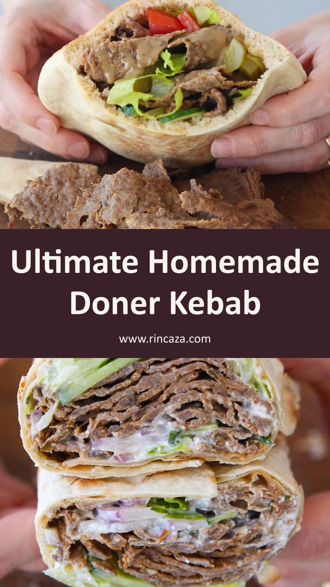 Homemade Doner Kebab with Juicy Spiced Beef or Lamb — pin 2