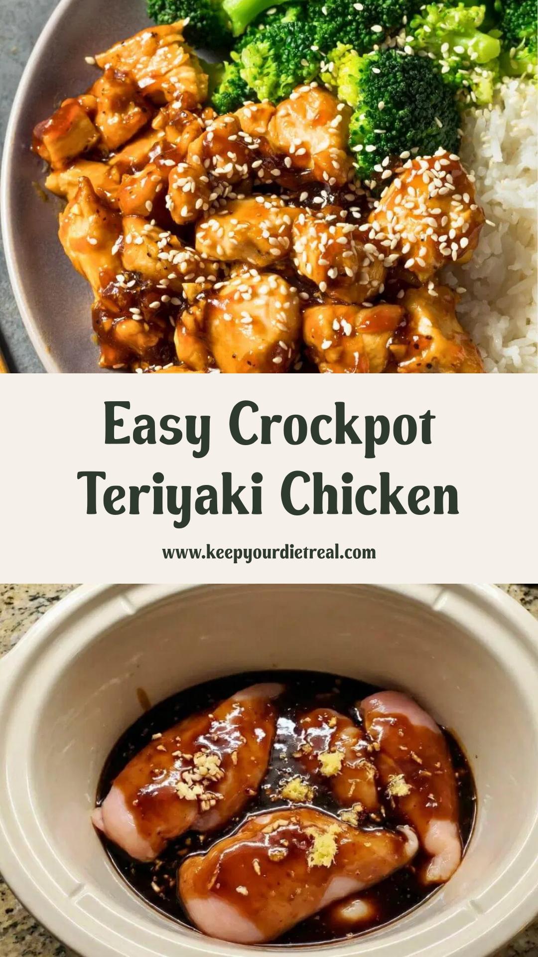 Best Dump-and-Go Crockpot Teriyaki Chicken: No Watery Sauce, Just Sticky Glaze — pin 2