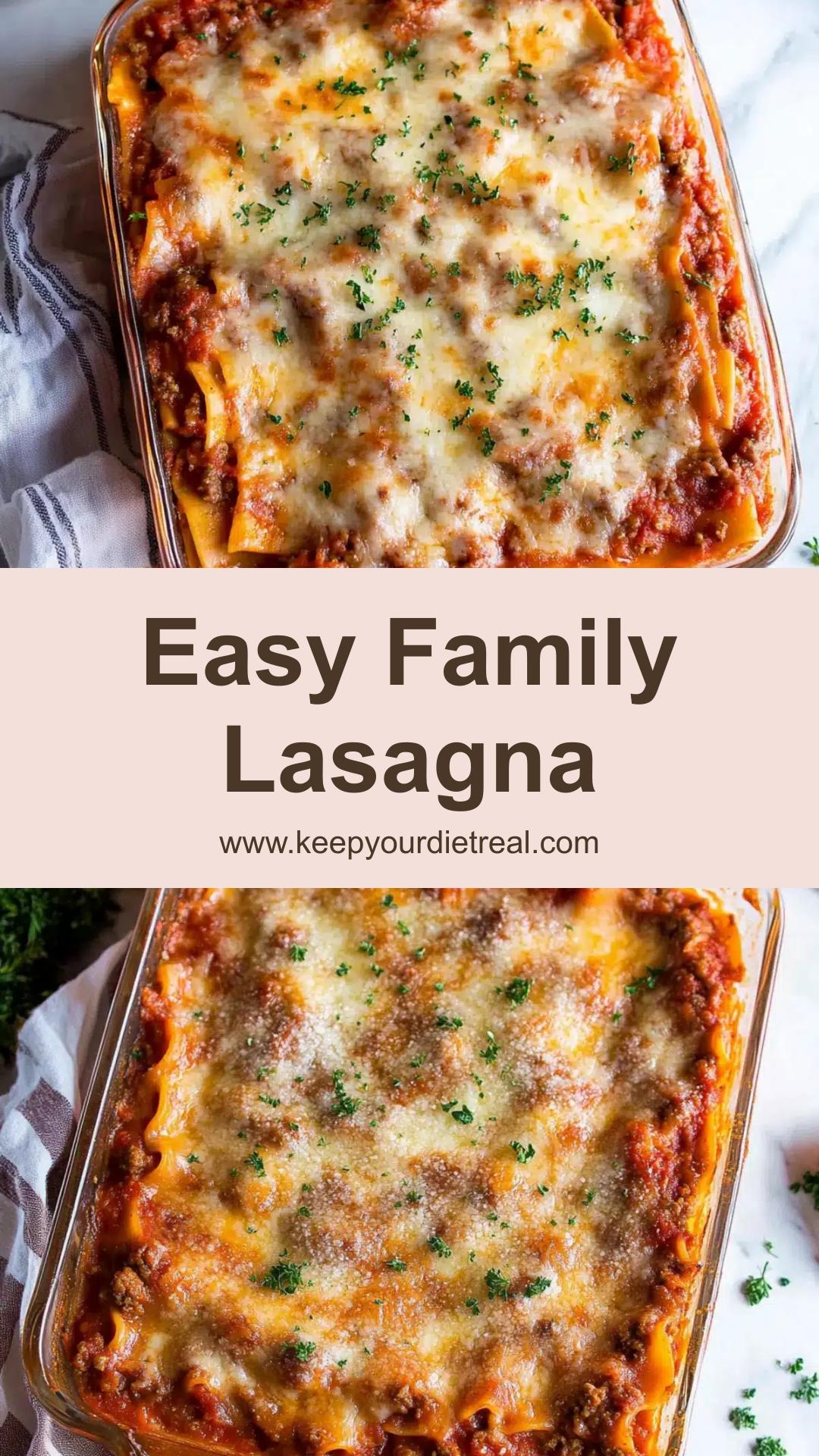 Easy Lasagna: Hearty Comfort Food for Family Dinners — pin 2