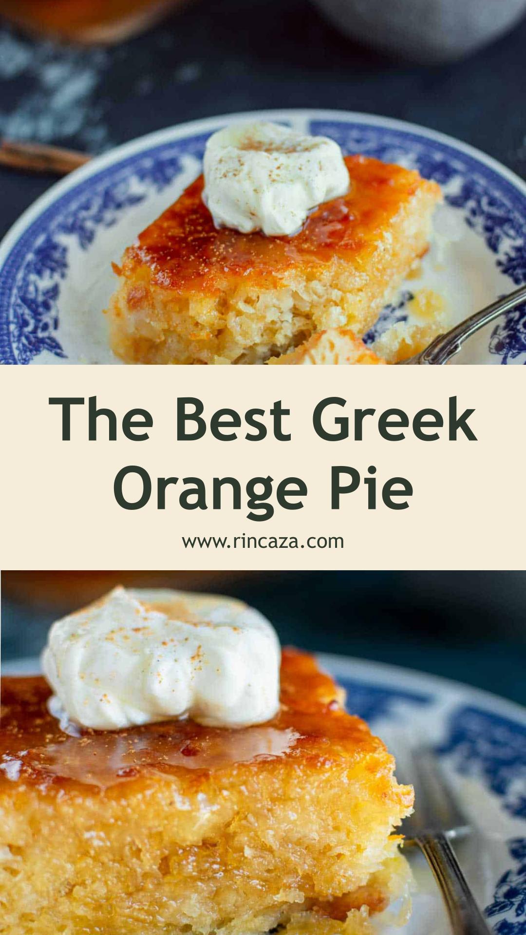 Portokalopita Greek Orange Pie with Syrup-Soaked Phyllo — pin 2