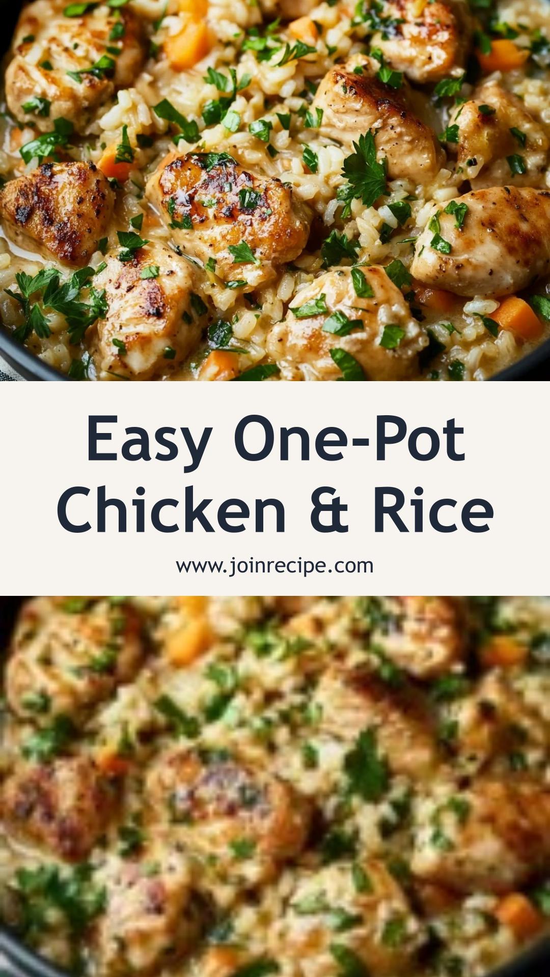 One-Pot Chicken & Rice: A Gluten and Dairy-Free Comfort Meal — pin 1